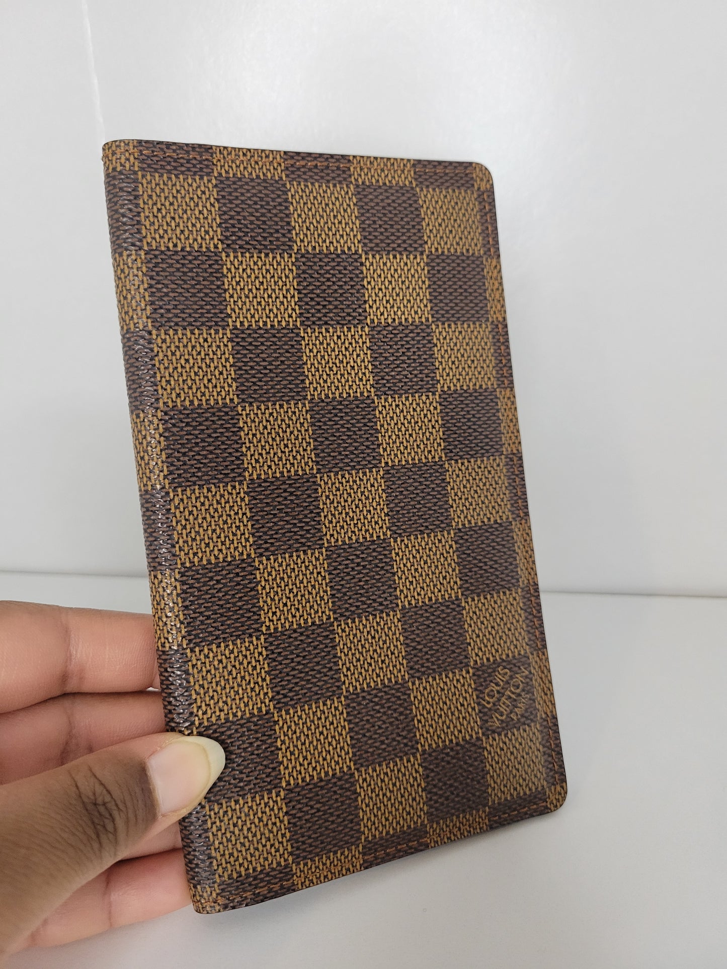 Louis Vuitton Damier Ebene Pocket Agenda Cover CA0072
