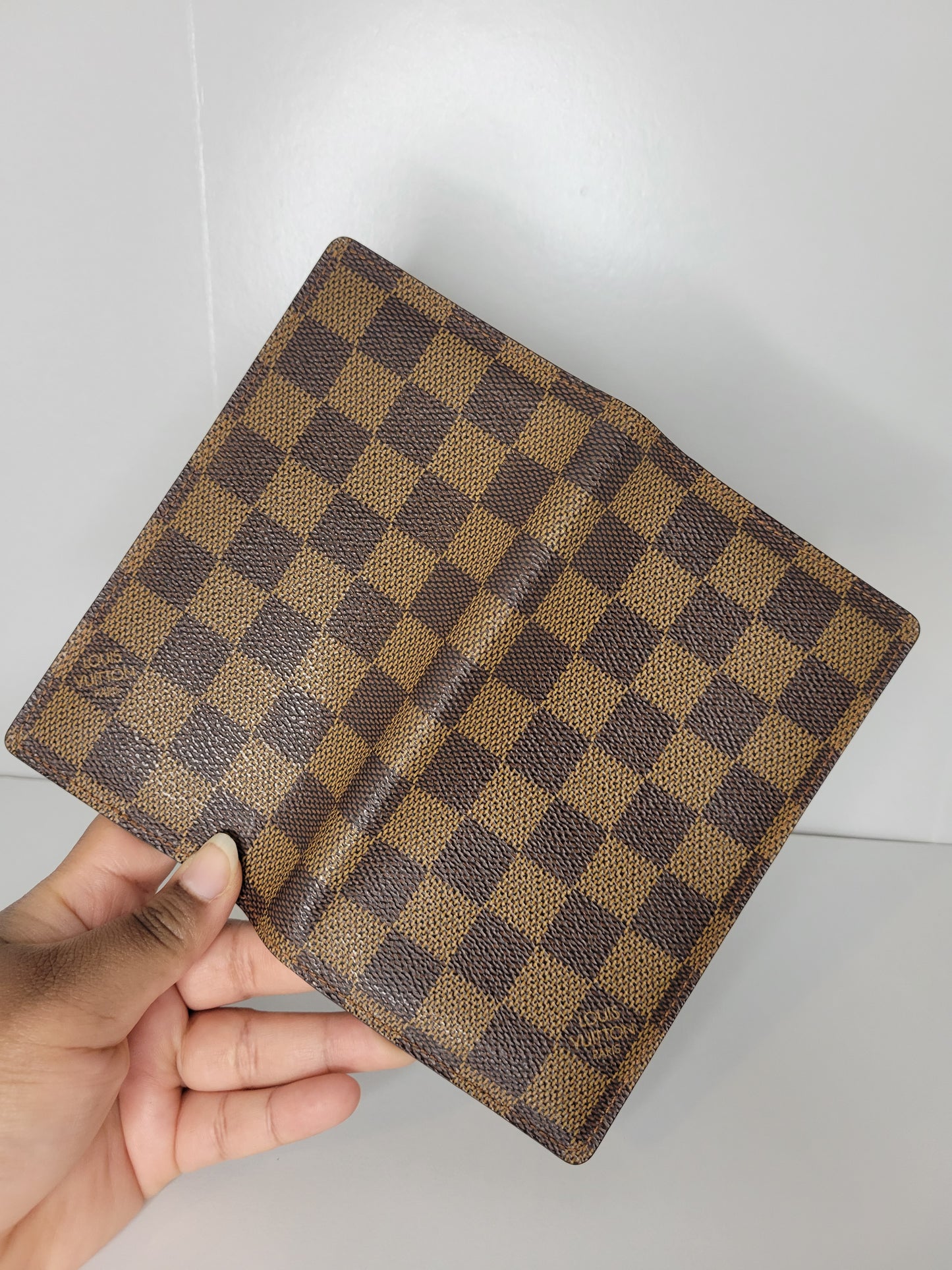 Louis Vuitton Damier Ebene Pocket Agenda Cover CA0072