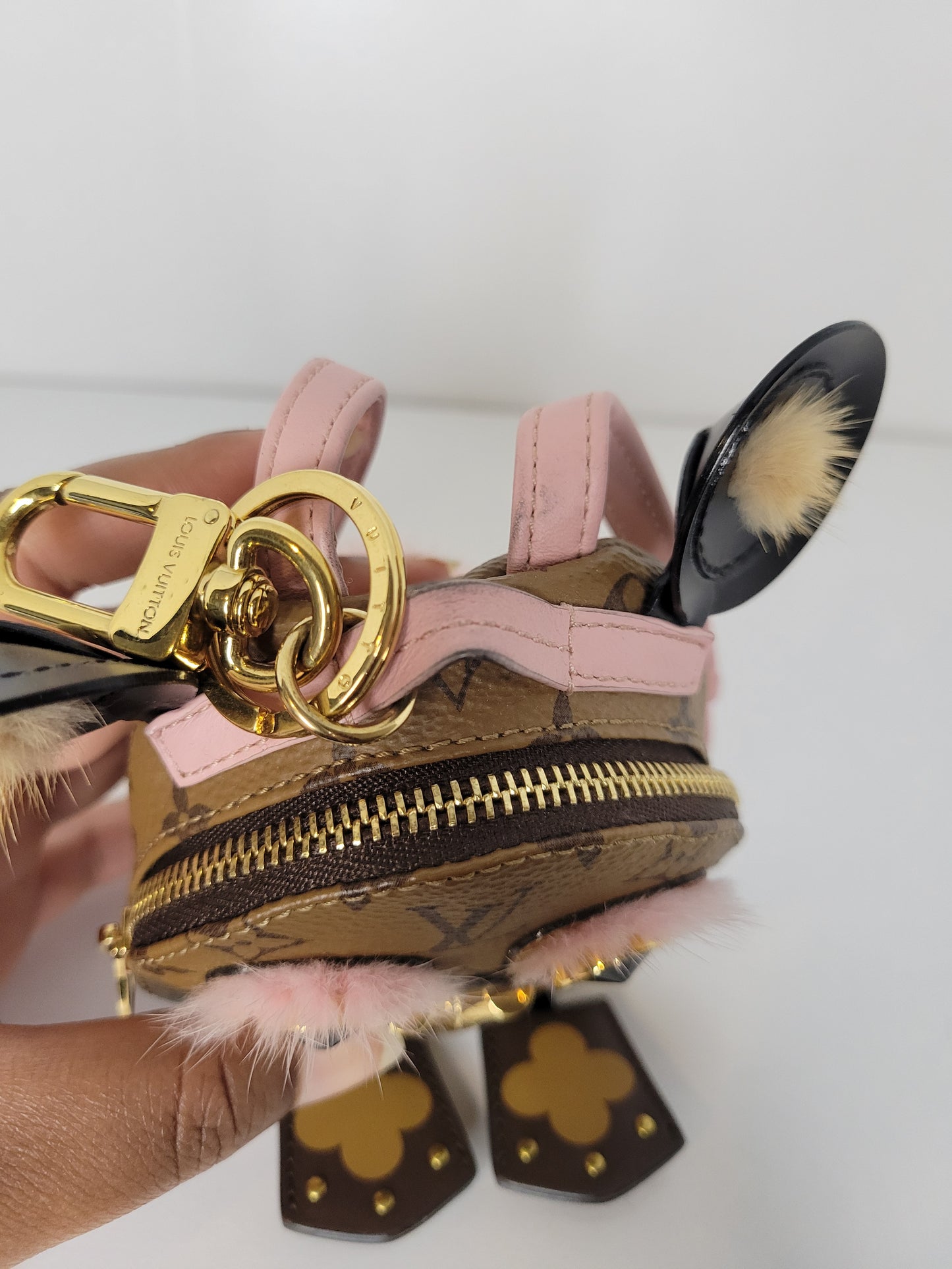 Louis Vuitton Reverse Monogram Owl Backpack Bag Charm CX1220