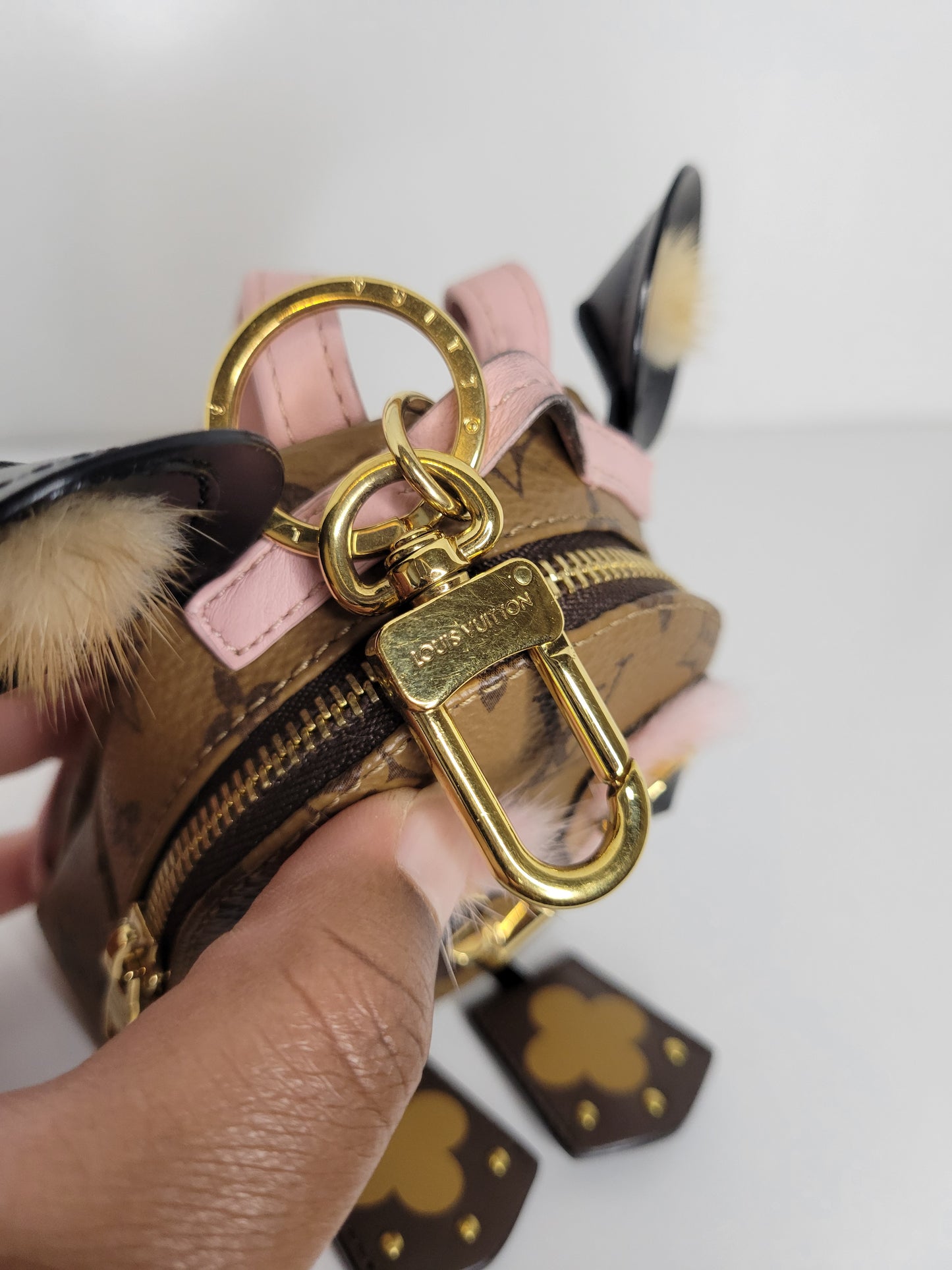 Louis Vuitton Reverse Monogram Owl Backpack Bag Charm CX1220