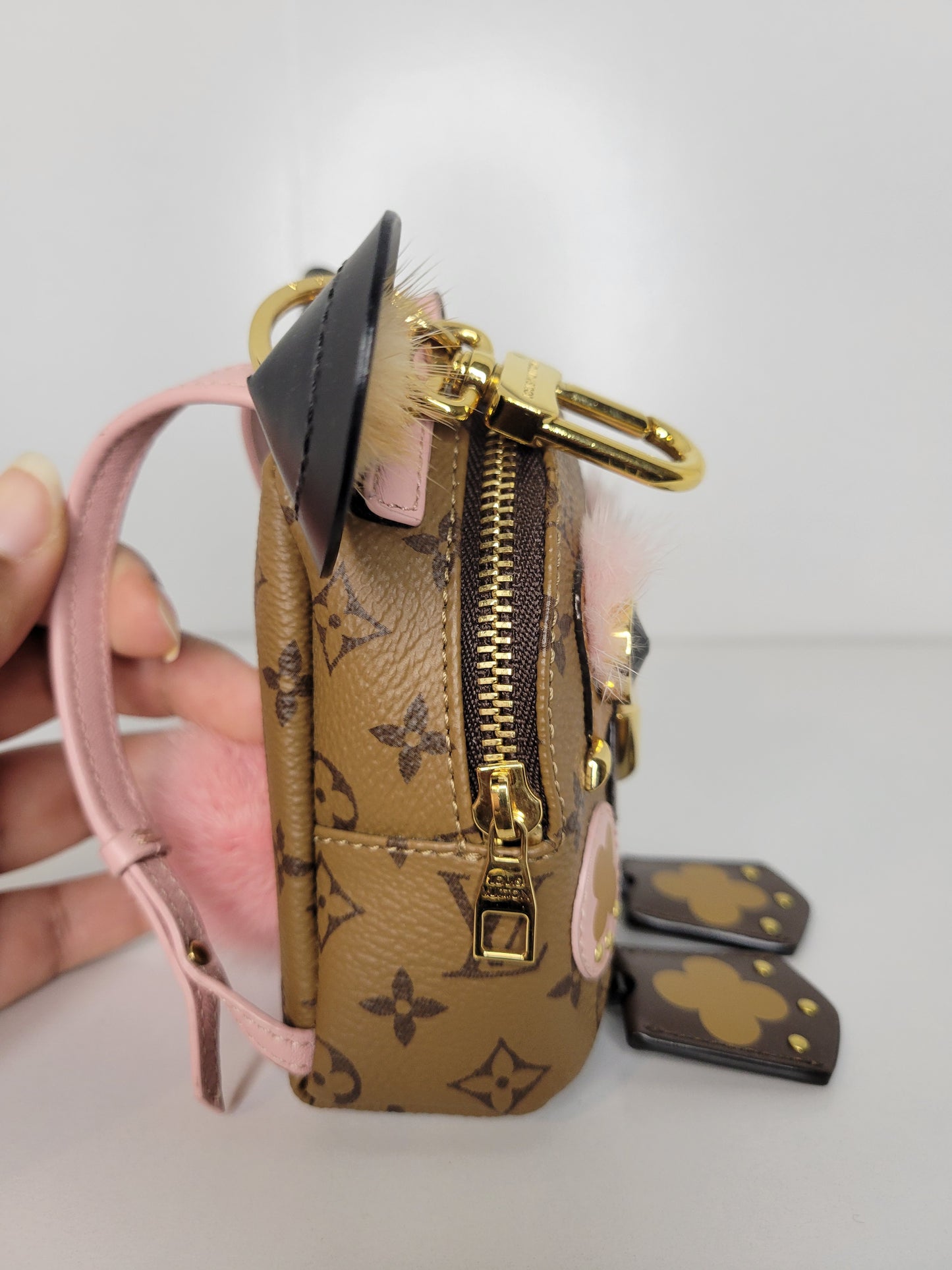 Louis Vuitton Reverse Monogram Owl Backpack Bag Charm CX1220