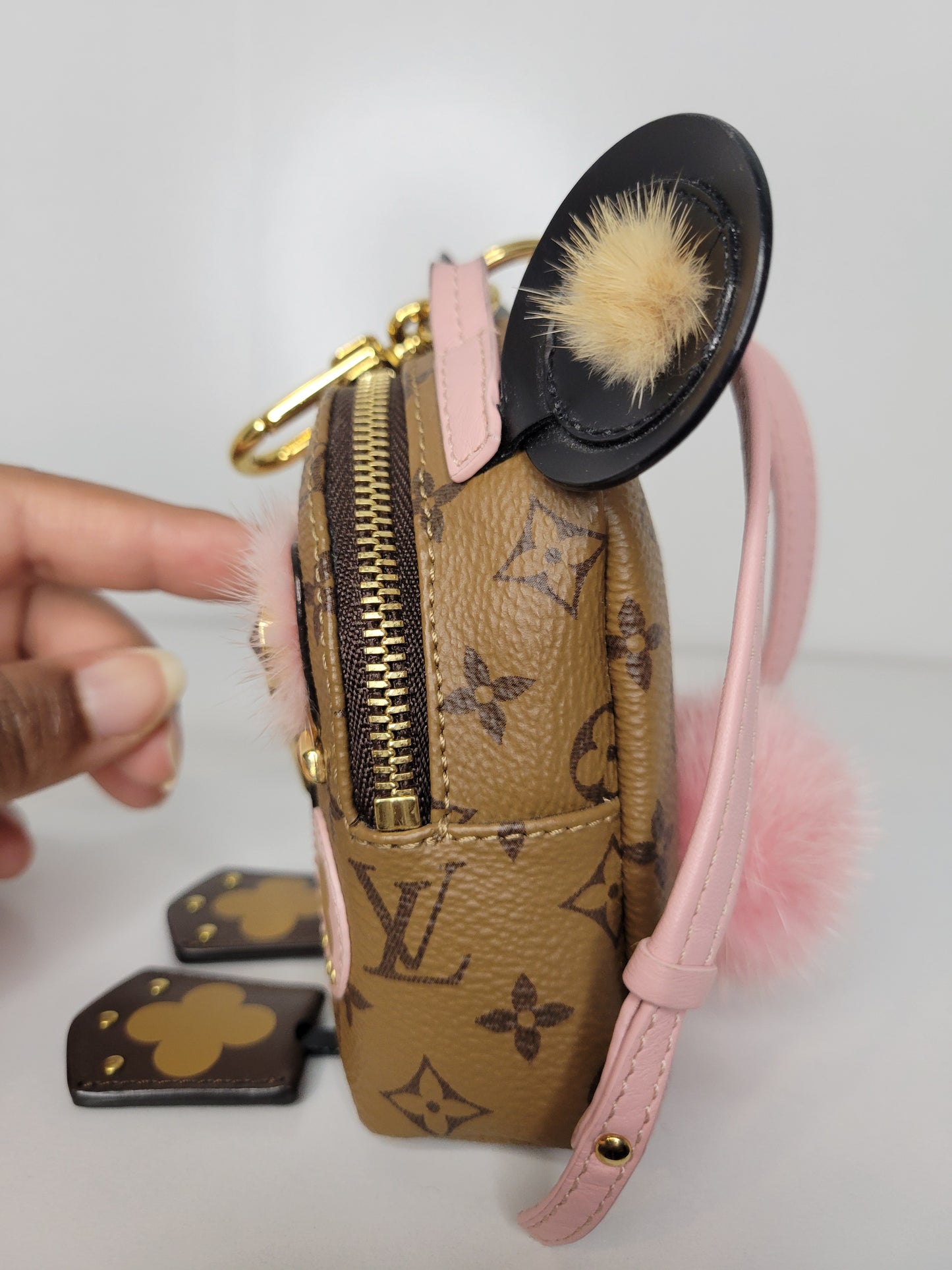 Louis Vuitton Reverse Monogram Owl Backpack Bag Charm CX1220