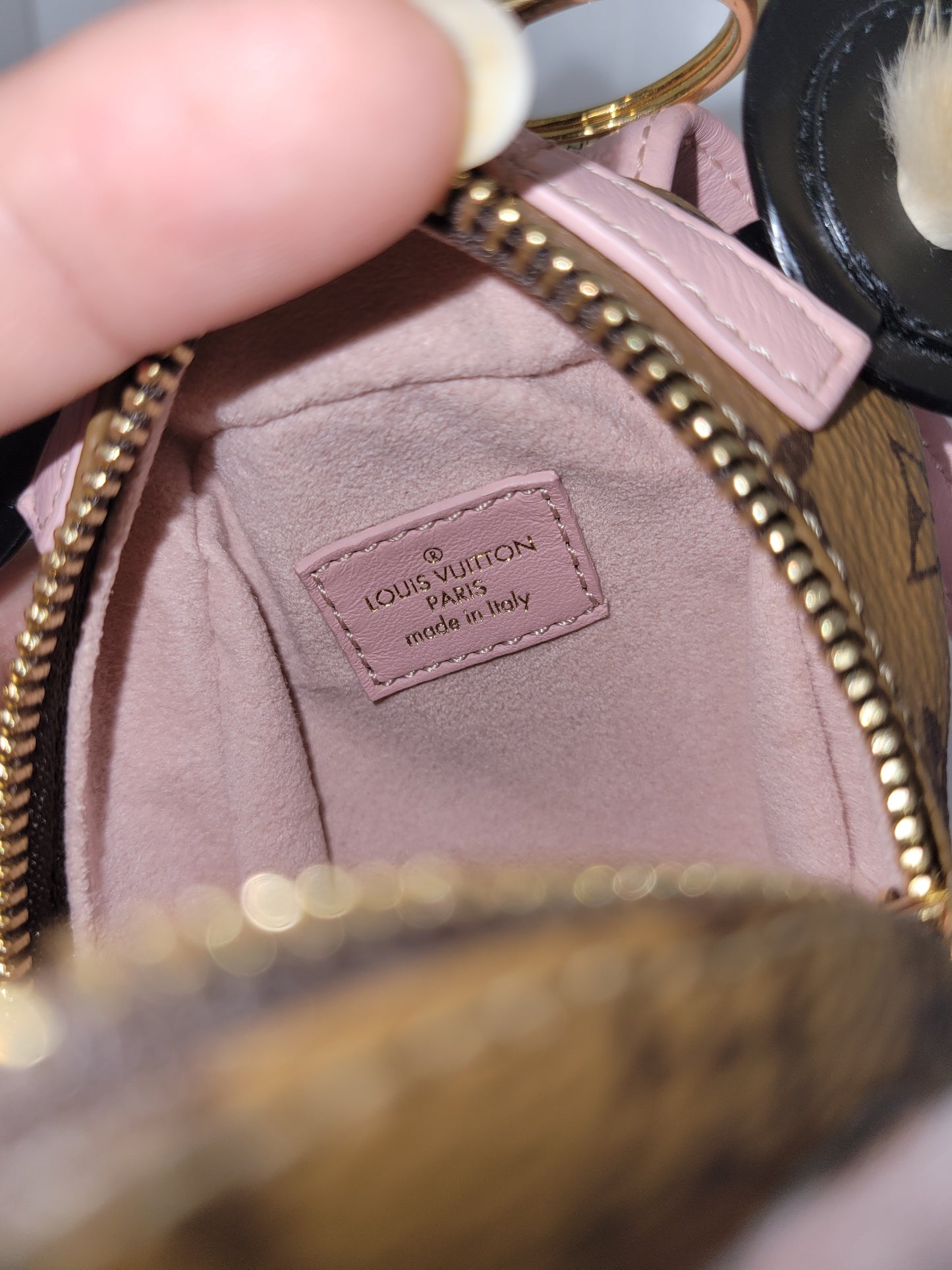 Louis Vuitton Reverse Monogram Owl Backpack Bag Charm CX1220