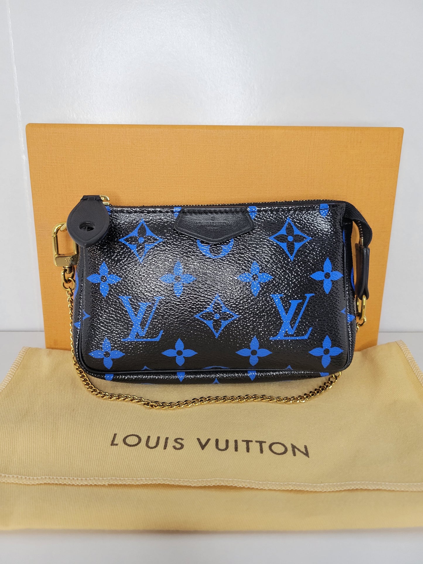 Louis Vuitton Bleu Digital Mini Pochette SF0166