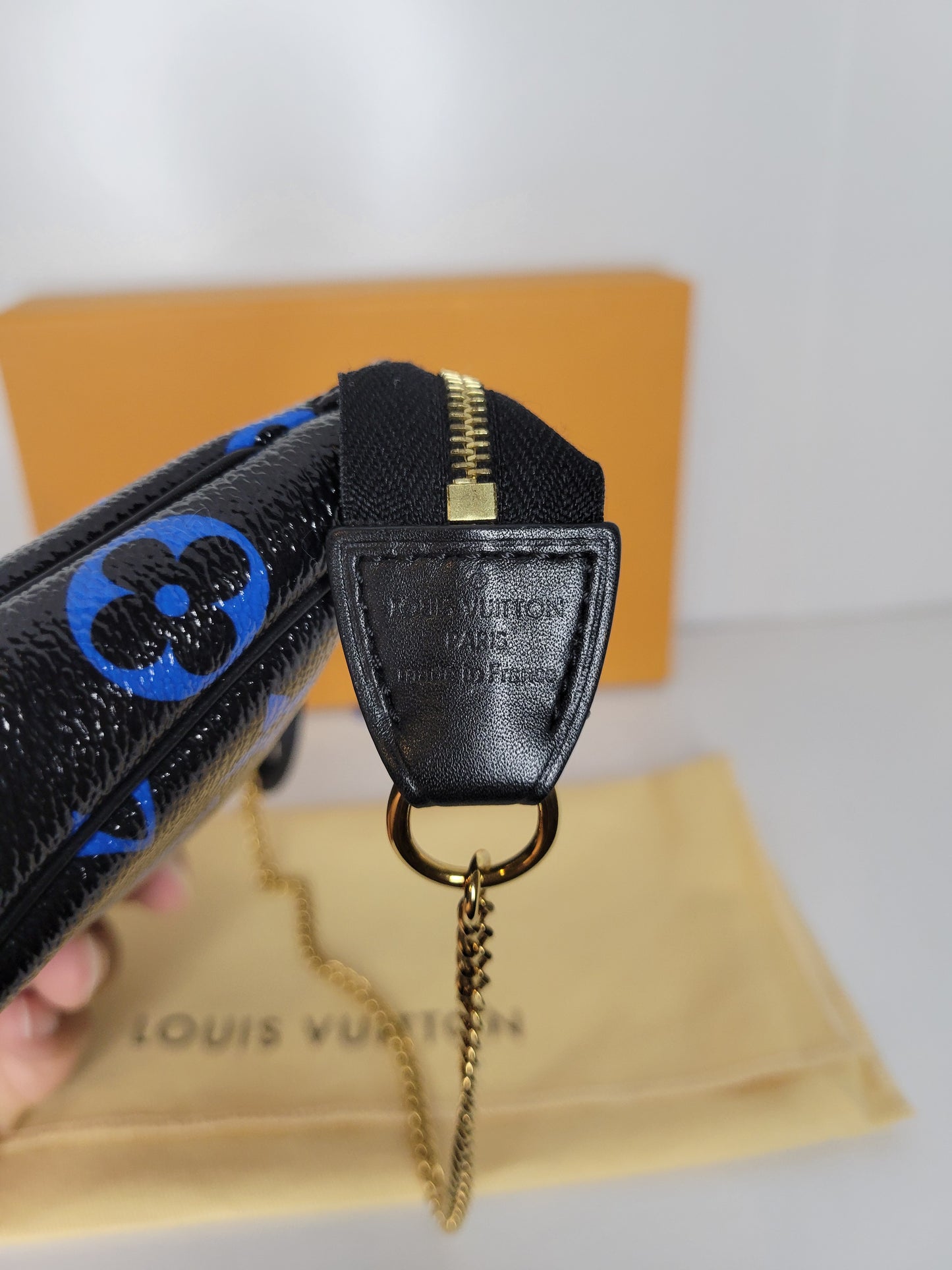 Louis Vuitton Bleu Digital Mini Pochette SF0166