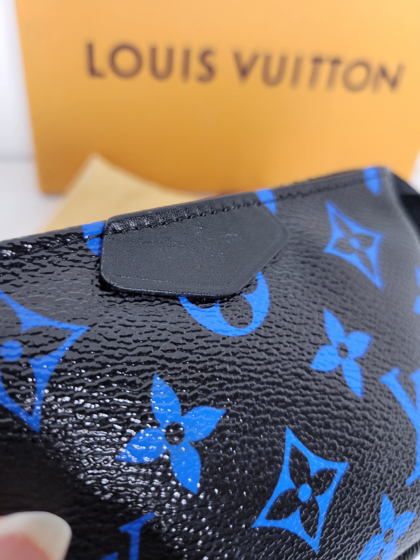 Louis Vuitton Bleu Digital Mini Pochette SF0166