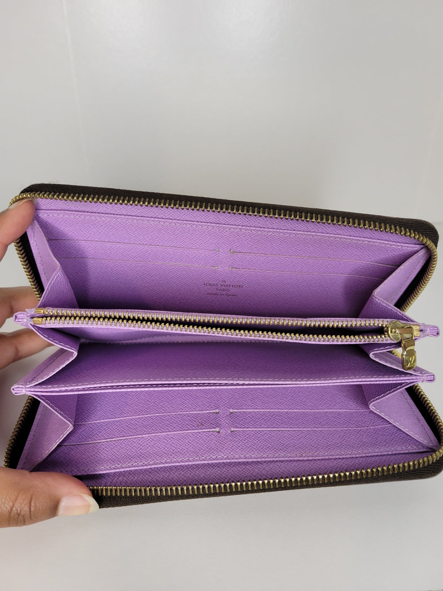 Louis Vuitton Damier Ebene Illustre Zippy Wallet CA3161