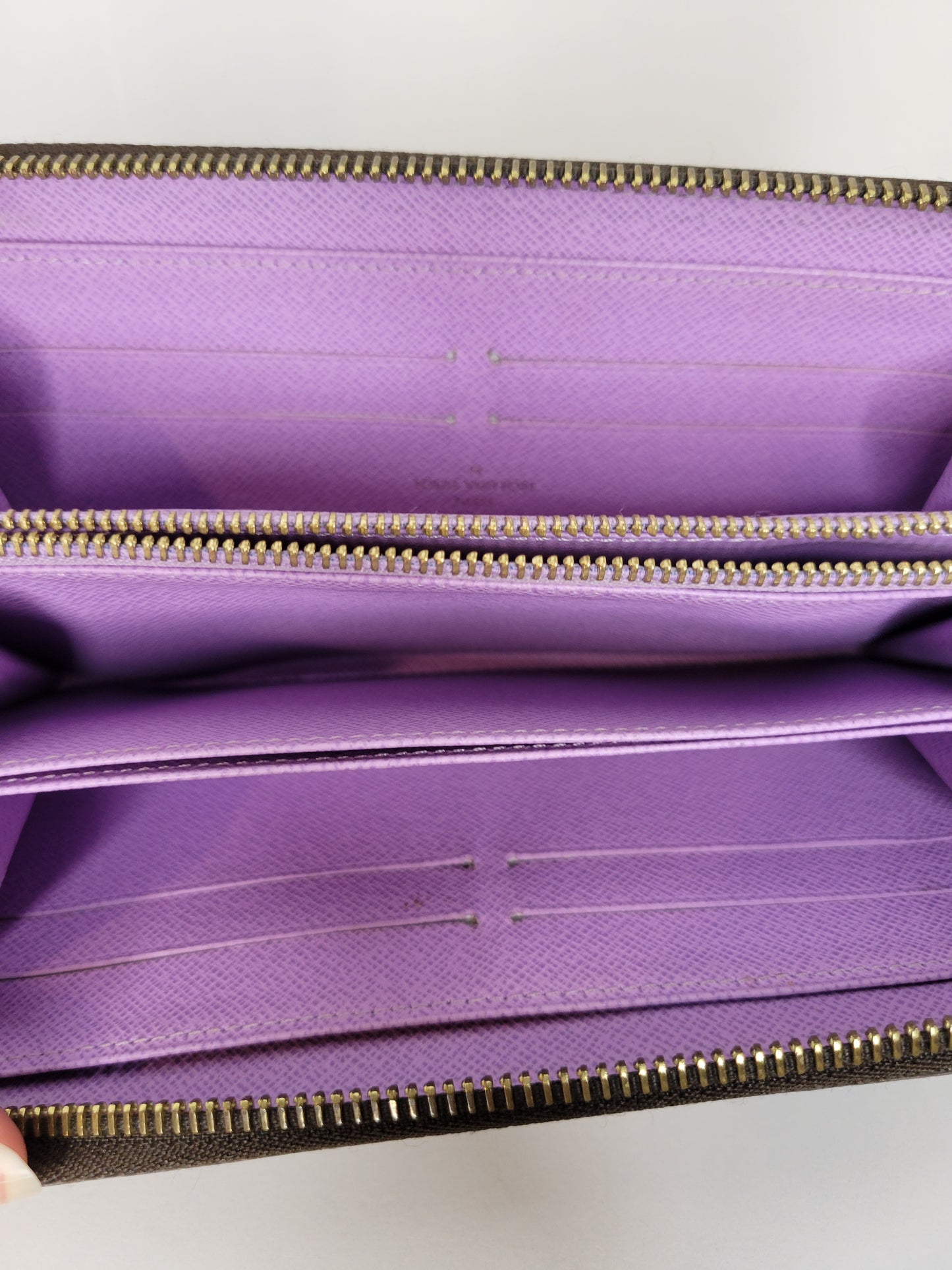 Louis Vuitton Damier Ebene Illustre Zippy Wallet CA3161