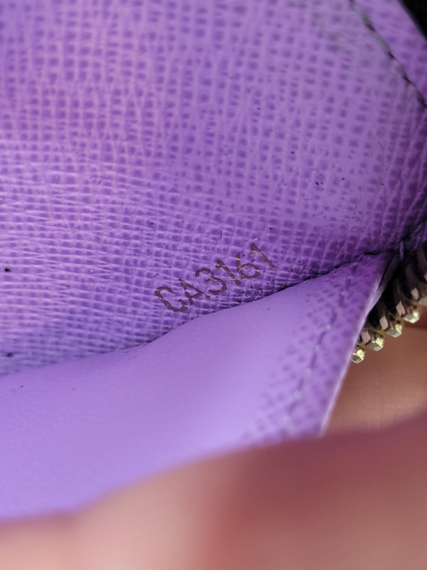 Louis Vuitton Damier Ebene Illustre Zippy Wallet CA3161