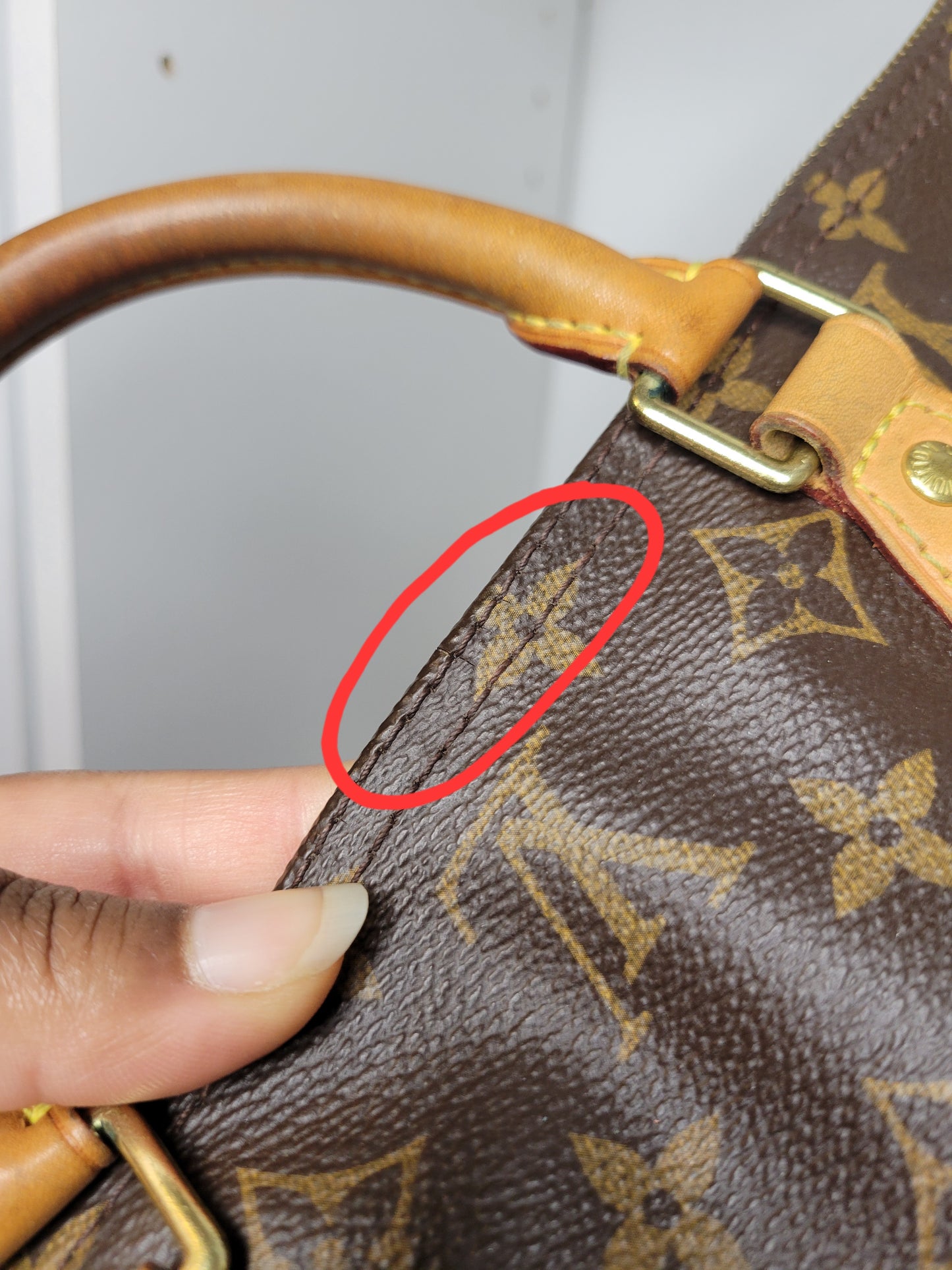 Louis Vuitton Monogram Speedy 40 DU3195