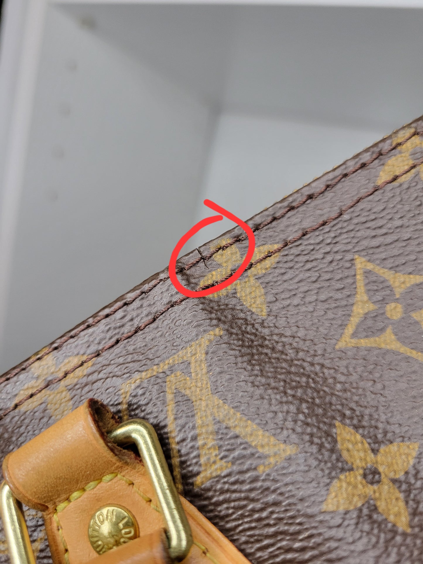 Louis Vuitton Monogram Speedy 40 DU3195