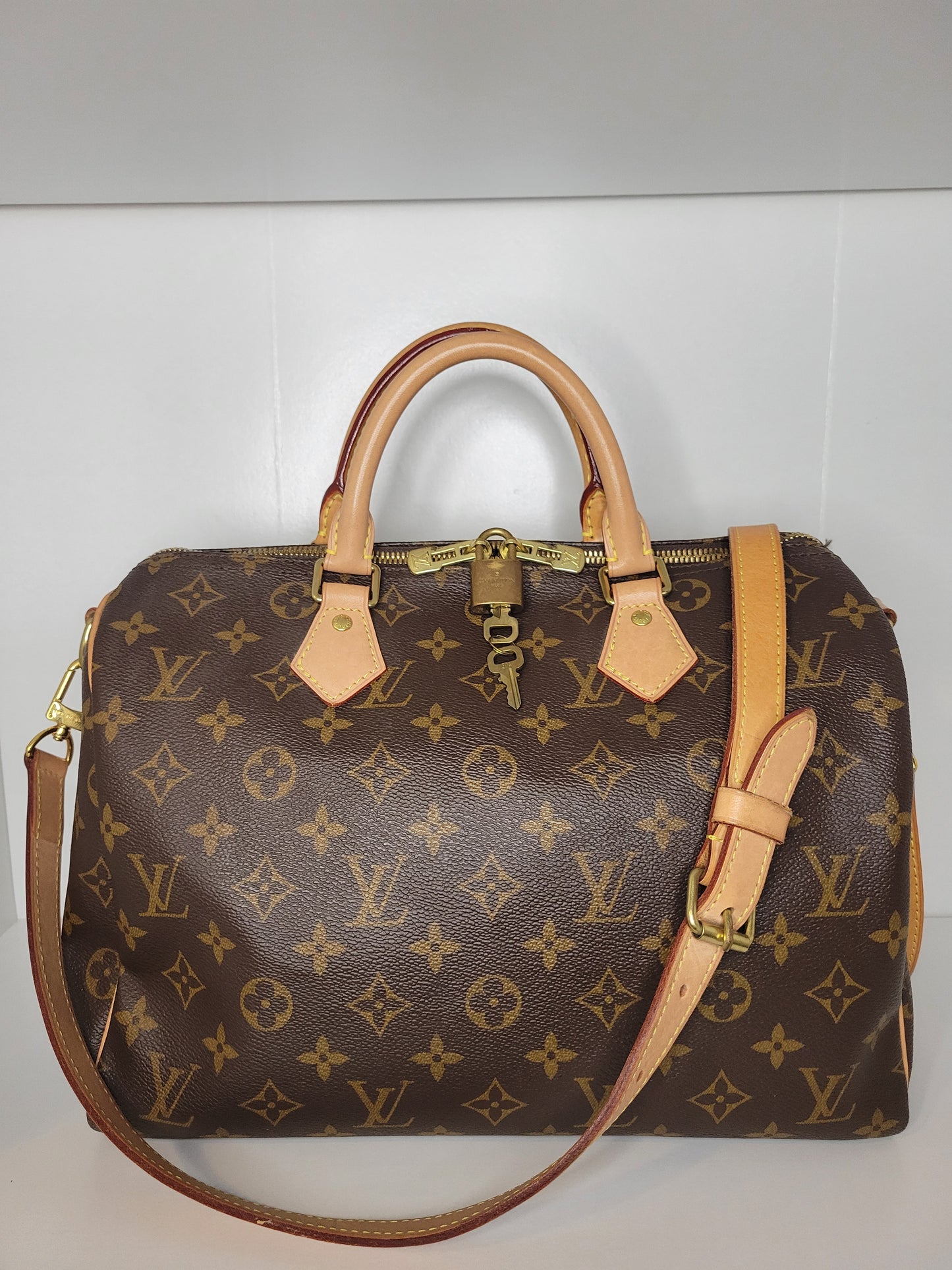 Louis Vuitton Monogram Speedy Bandouliere 30 SD4109