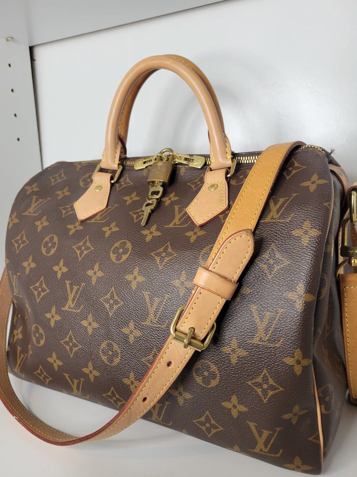 Louis Vuitton Monogram Speedy Bandouliere 30 SD4109