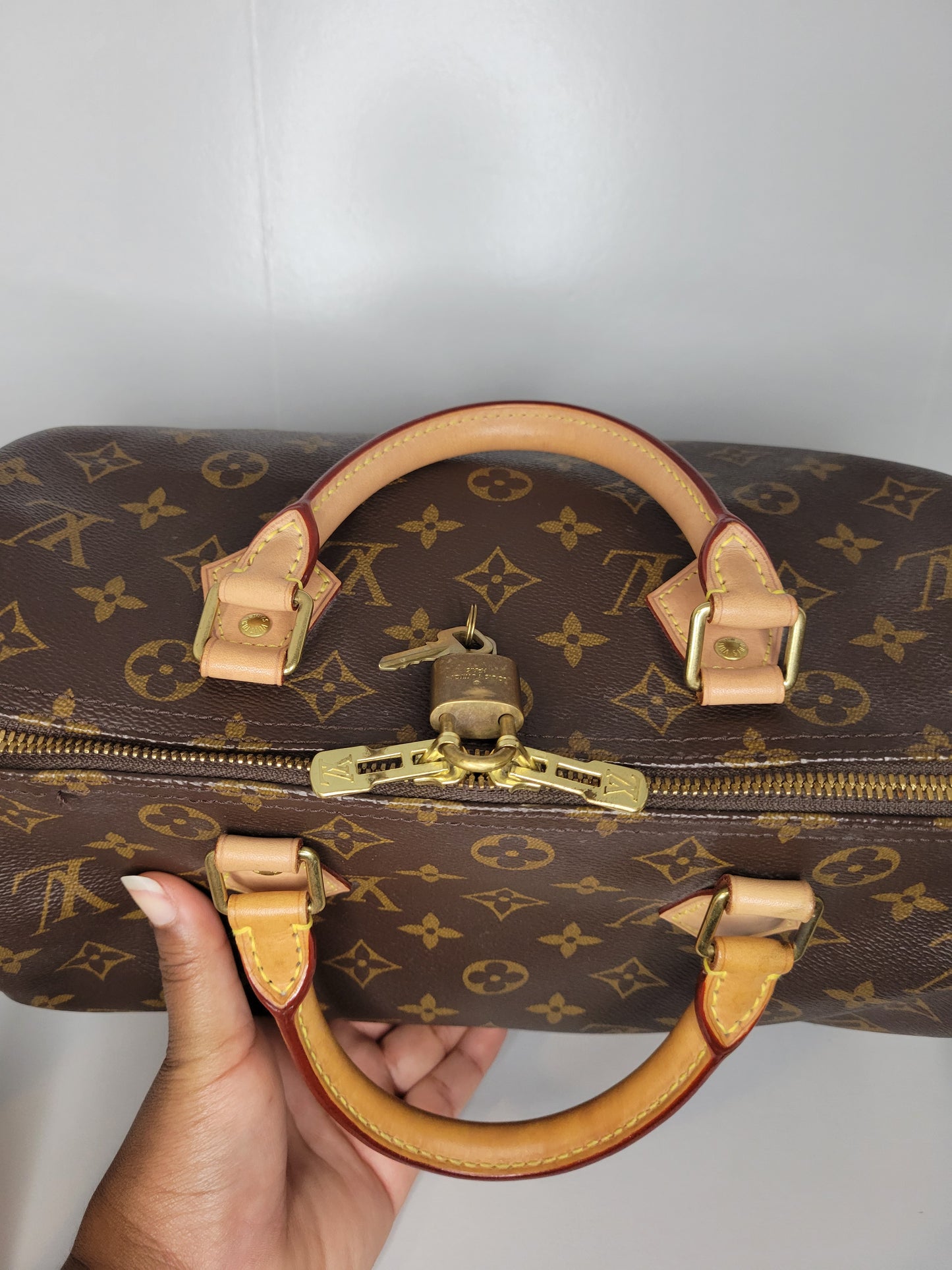 Louis Vuitton Monogram Speedy Bandouliere 30 SD4109