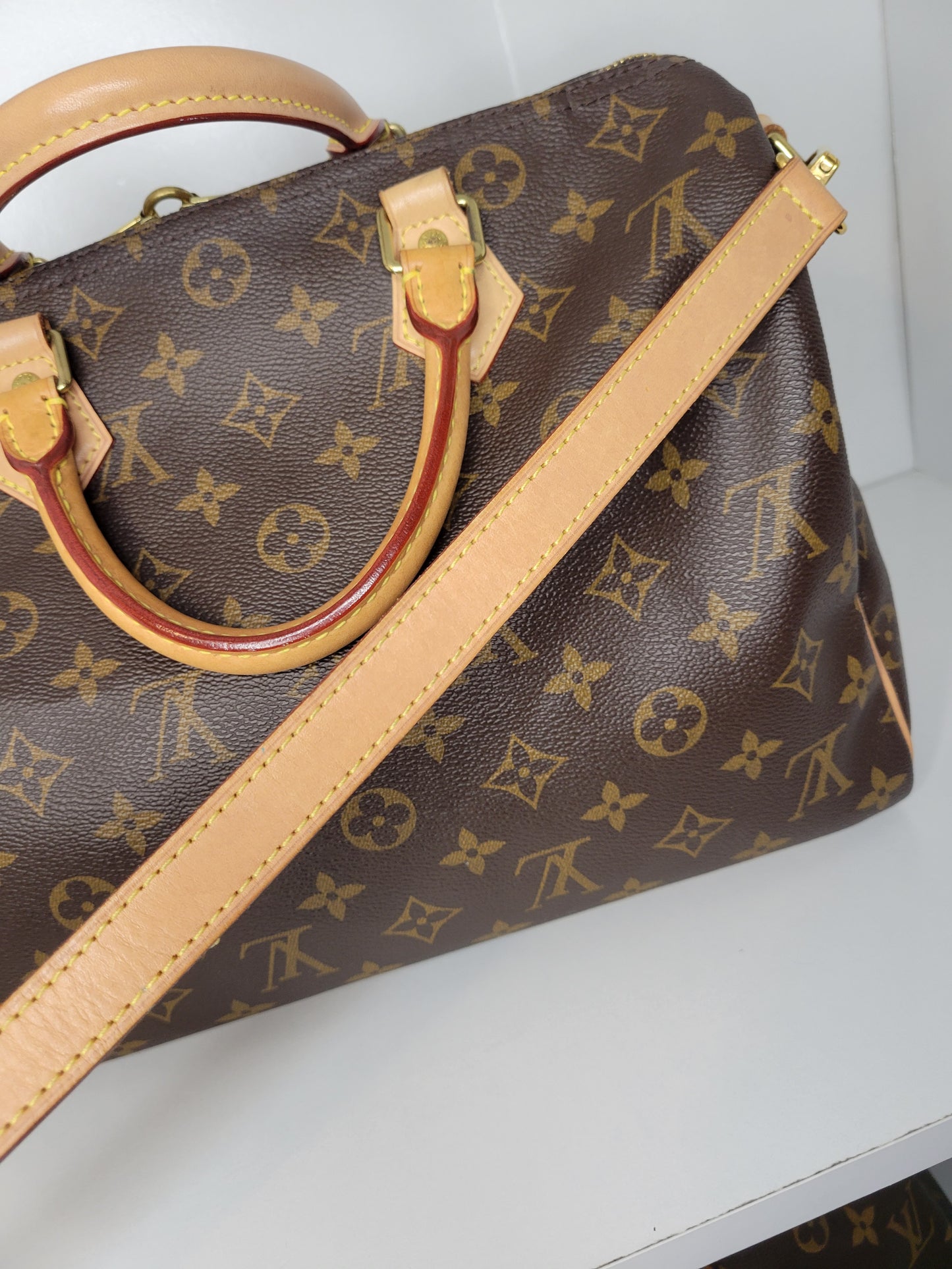 Louis Vuitton Monogram Speedy Bandouliere 30 SD4109