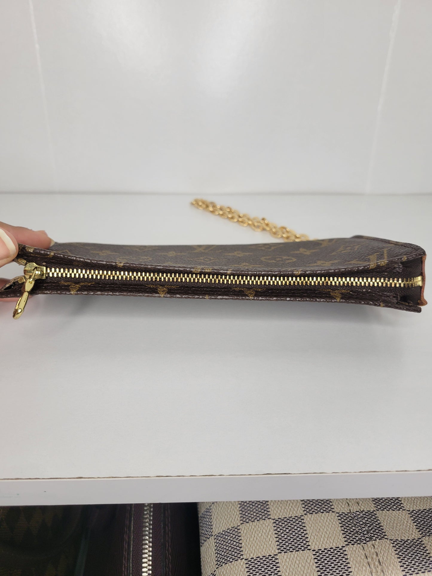 Louis Vuitton Vintage Bucket Pouch GM SD1907 (Re-lined)