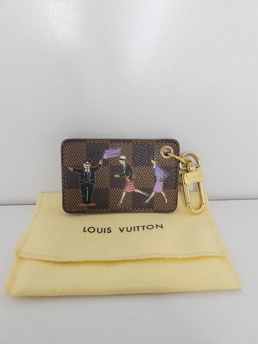 Louis Vuitton Damier Ebene Illustre Bag Charm RI0171