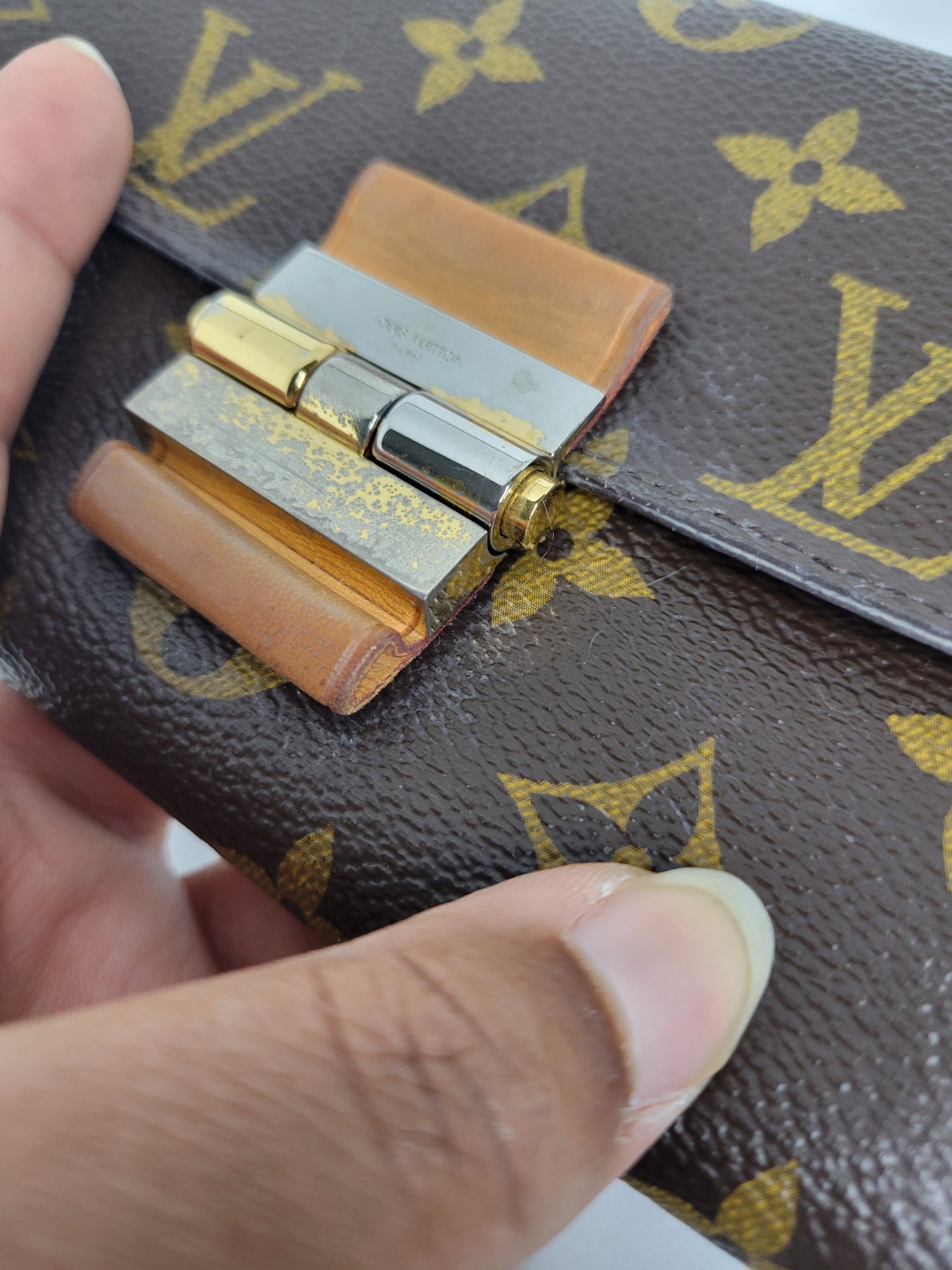 Louis Vuitton Purple Monogram Elysee Wallet SP1163