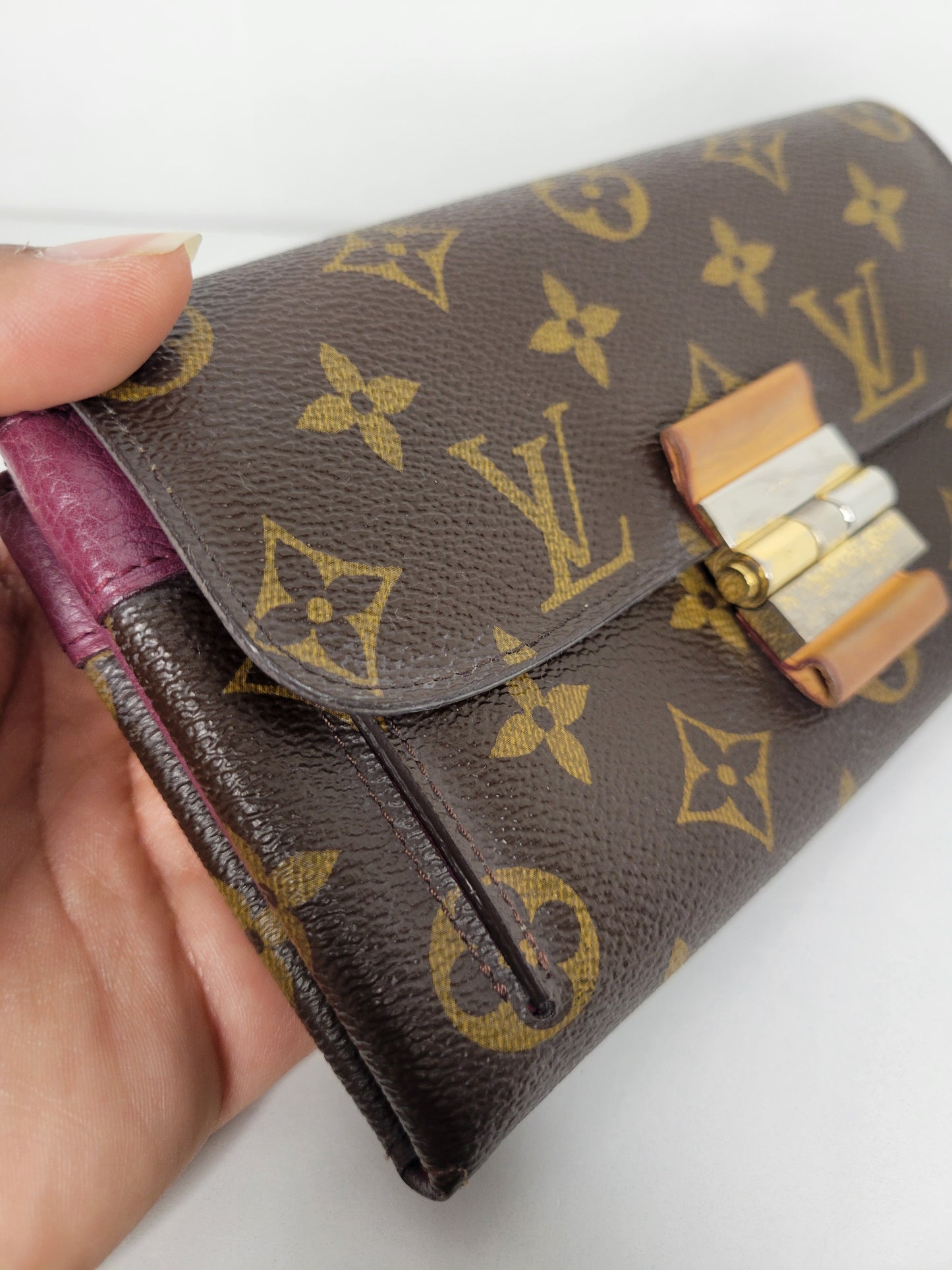 Louis Vuitton Purple Monogram Elysee Wallet SP1163