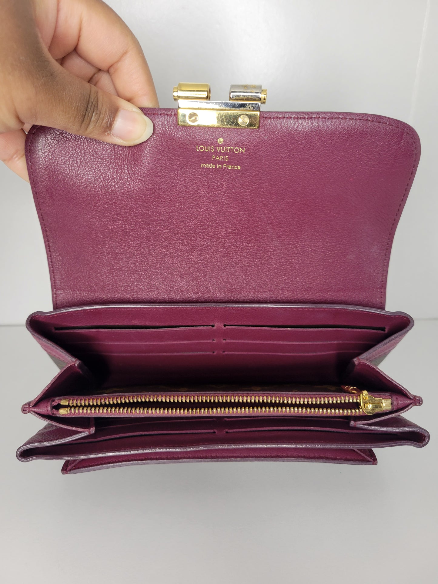 Louis Vuitton Purple Monogram Elysee Wallet SP1163