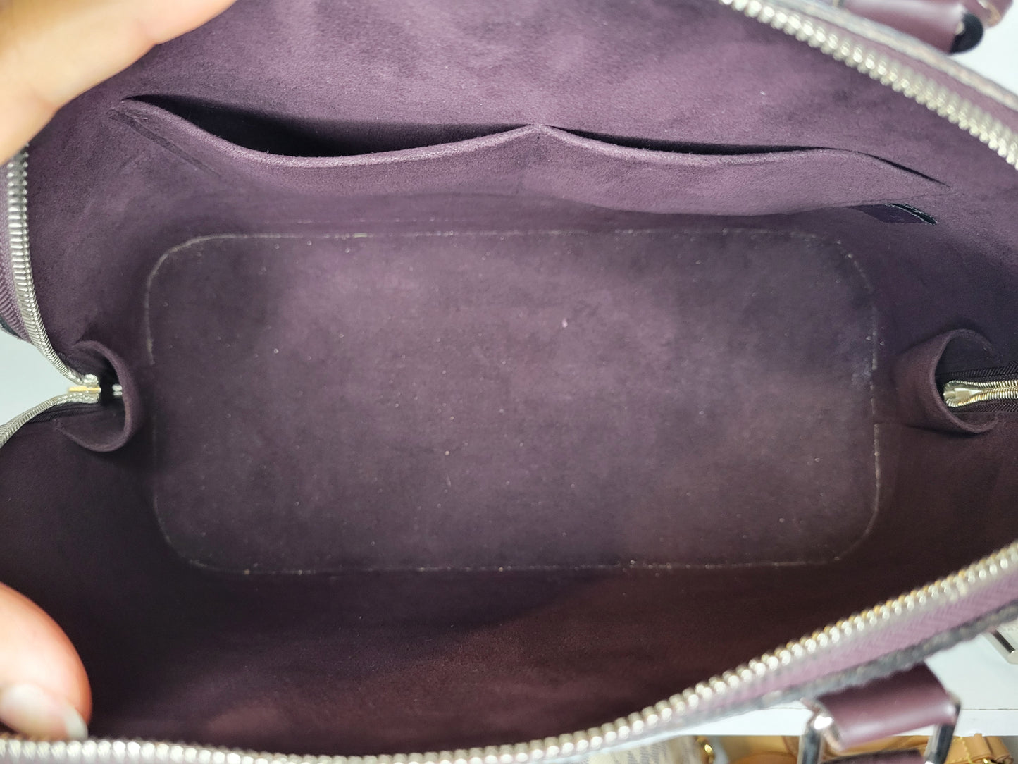 Louis Vuitton Quetsche Purple Epi Alma PM SD1144