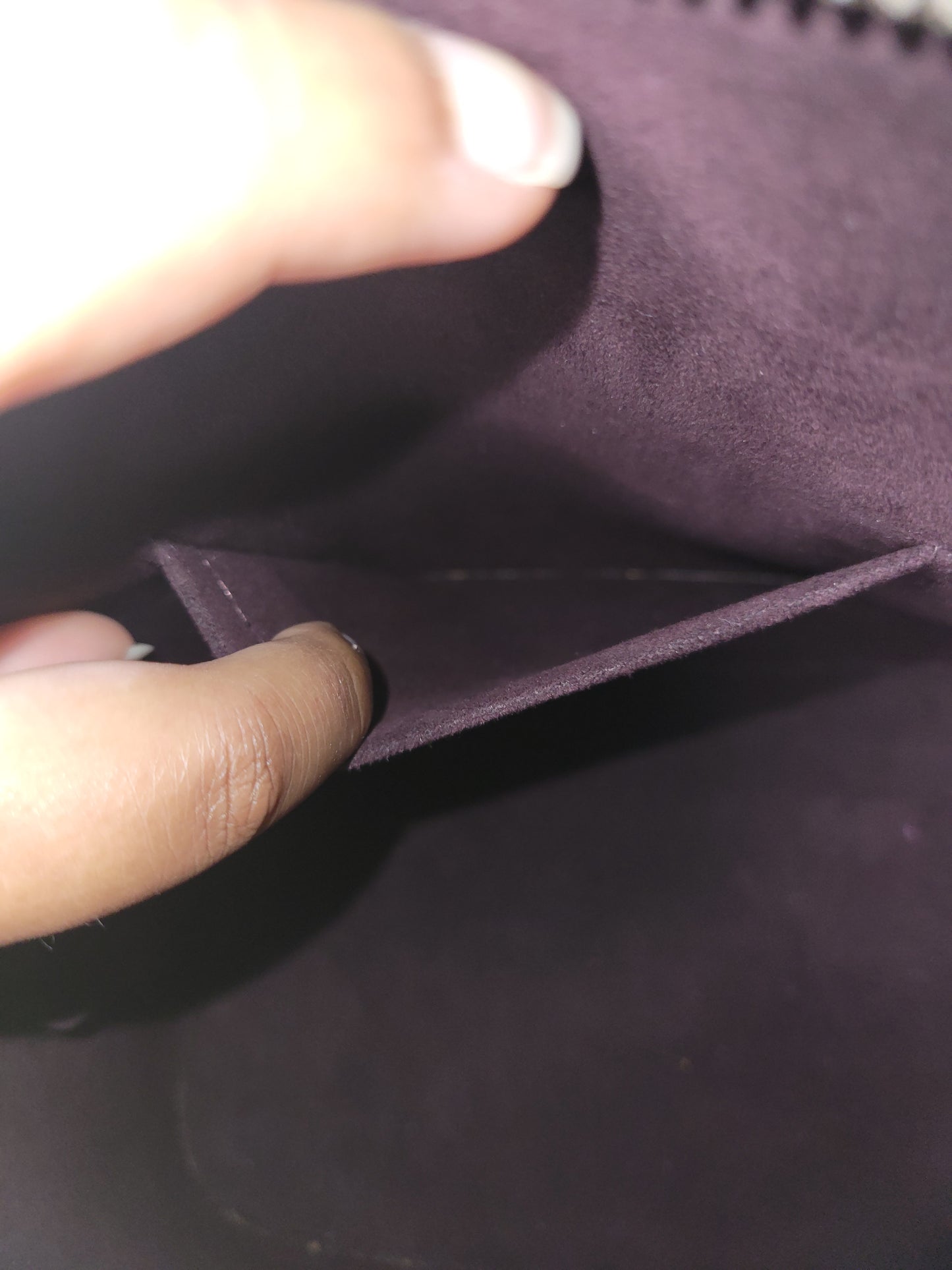 Louis Vuitton Quetsche Purple Epi Alma PM SD1144