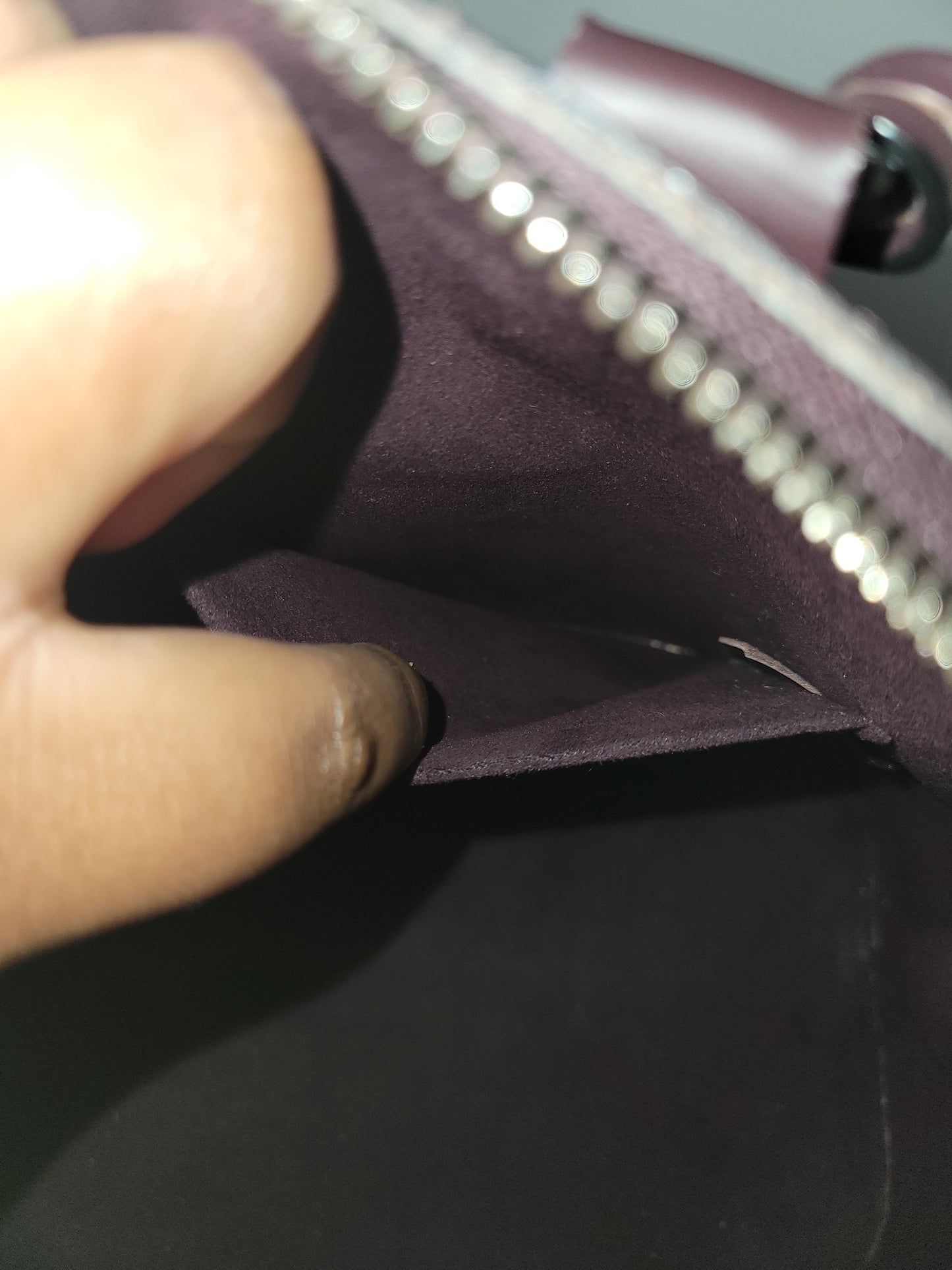 Louis Vuitton Quetsche Purple Epi Alma PM SD1144