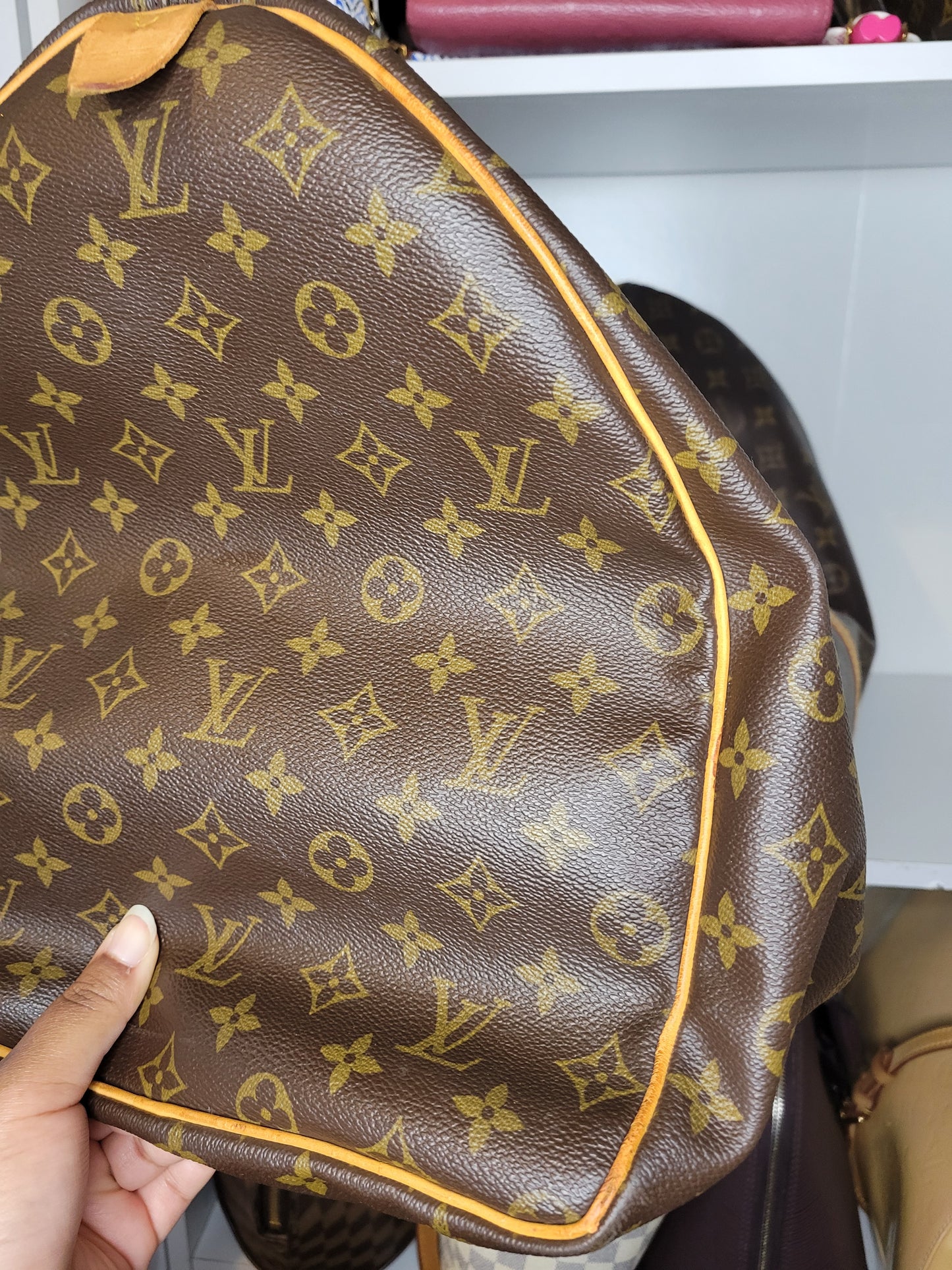 Louis Vuitton Monogram Keepall 60 MI0911