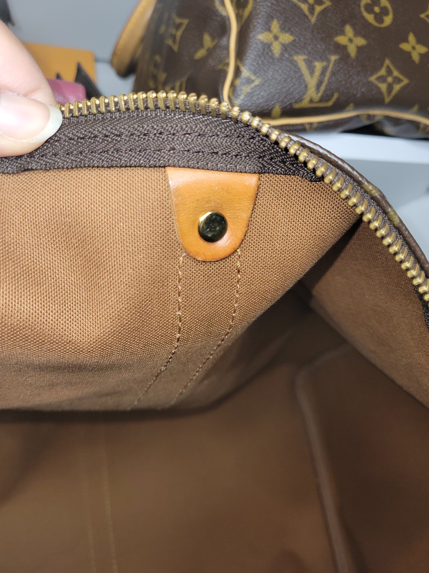 Louis Vuitton Monogram Keepall 60 MI0911