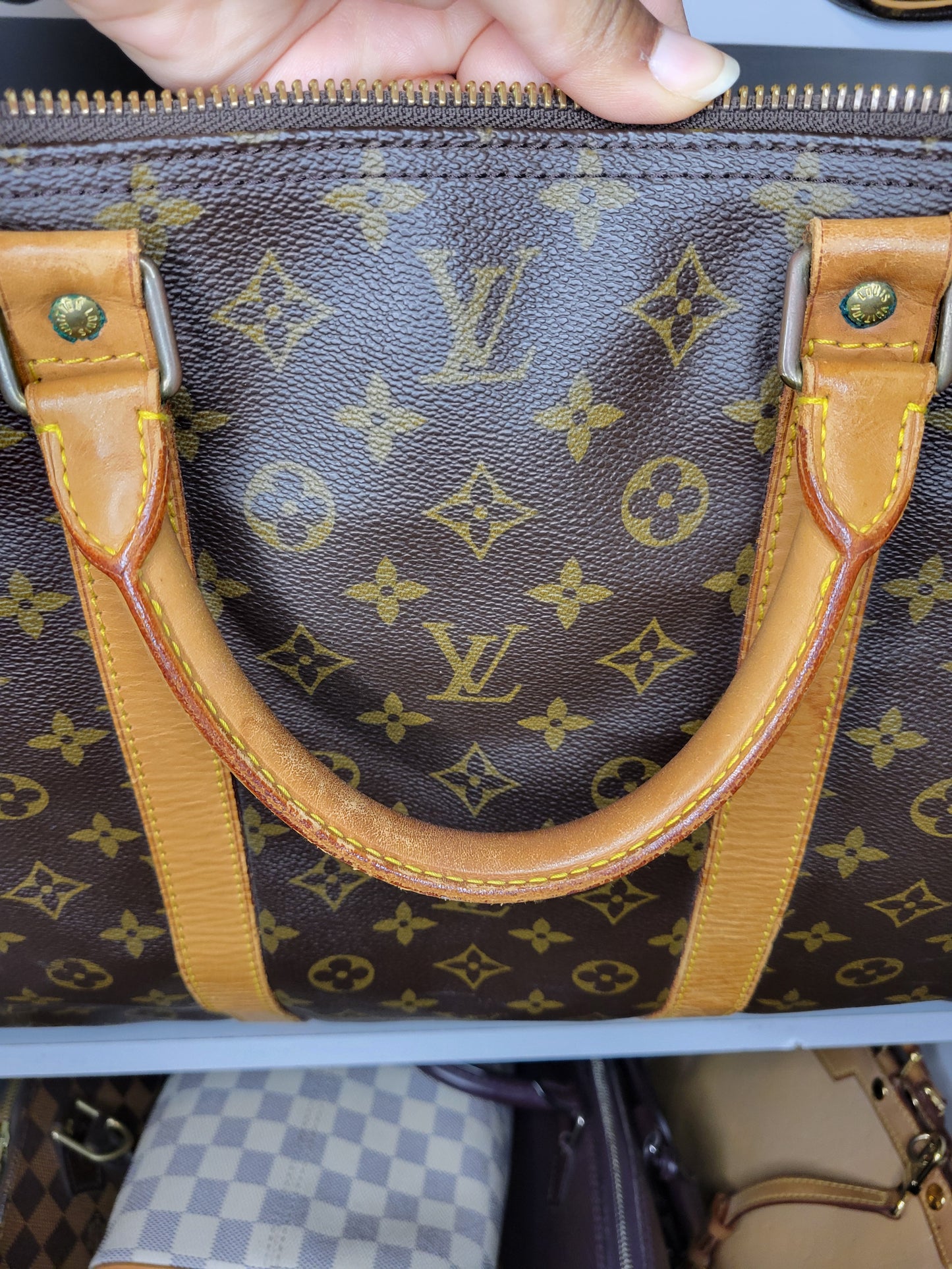 Louis Vuitton Monogram Keepall 60 MI0911
