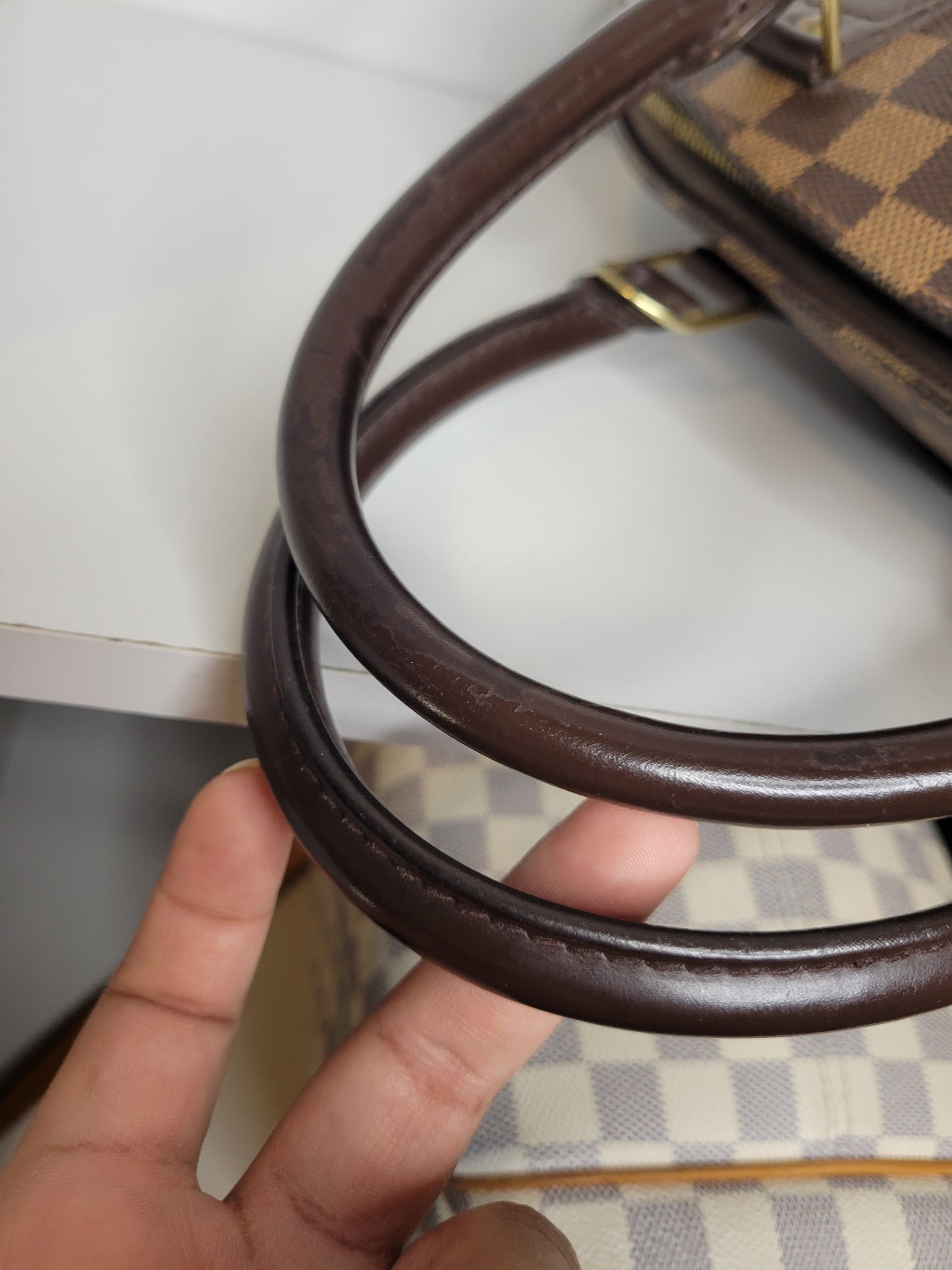 Louis Vuitton Special Order Damier Ebene Ellipse MM