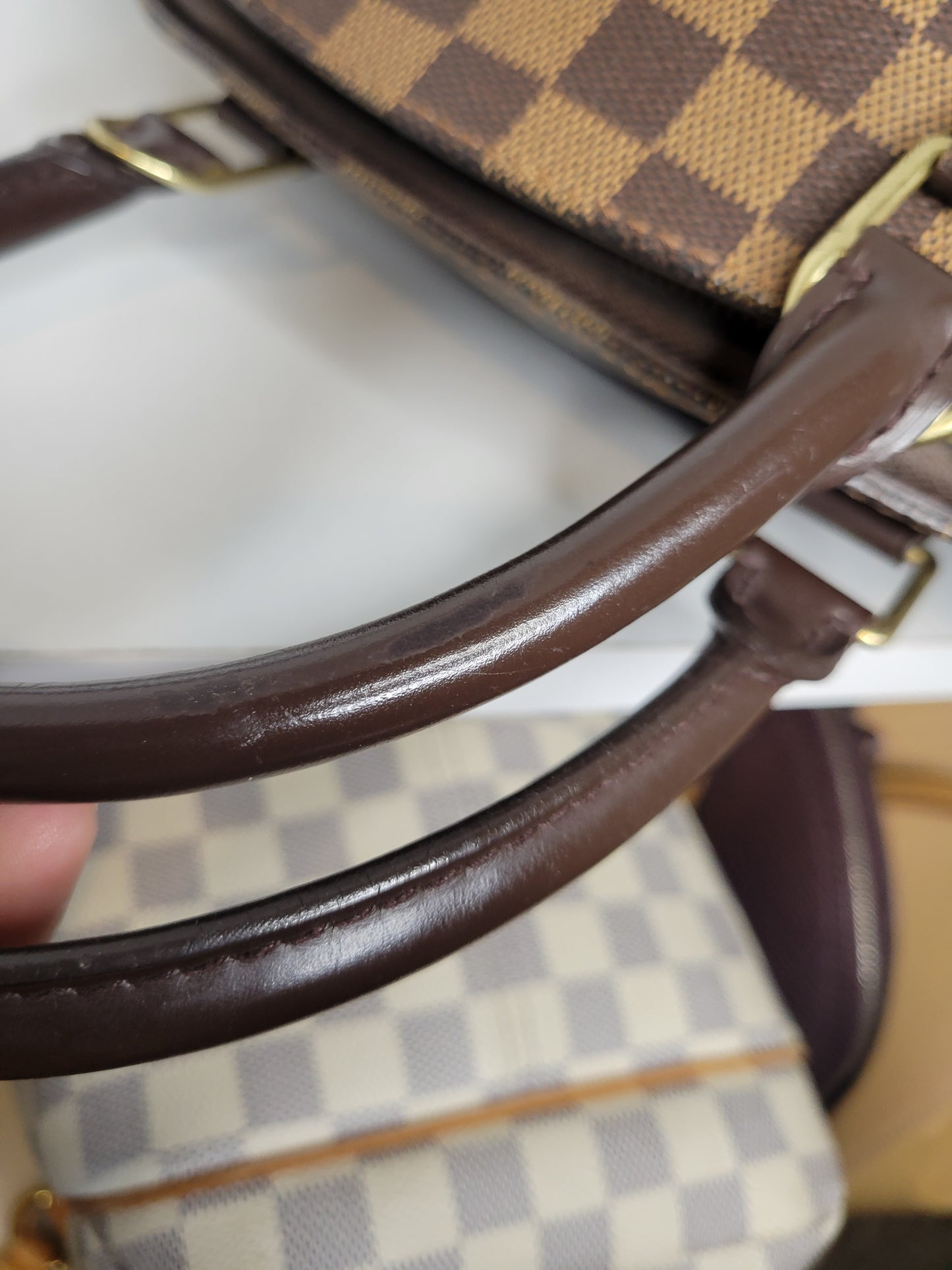 Louis Vuitton Special Order Damier Ebene Ellipse MM