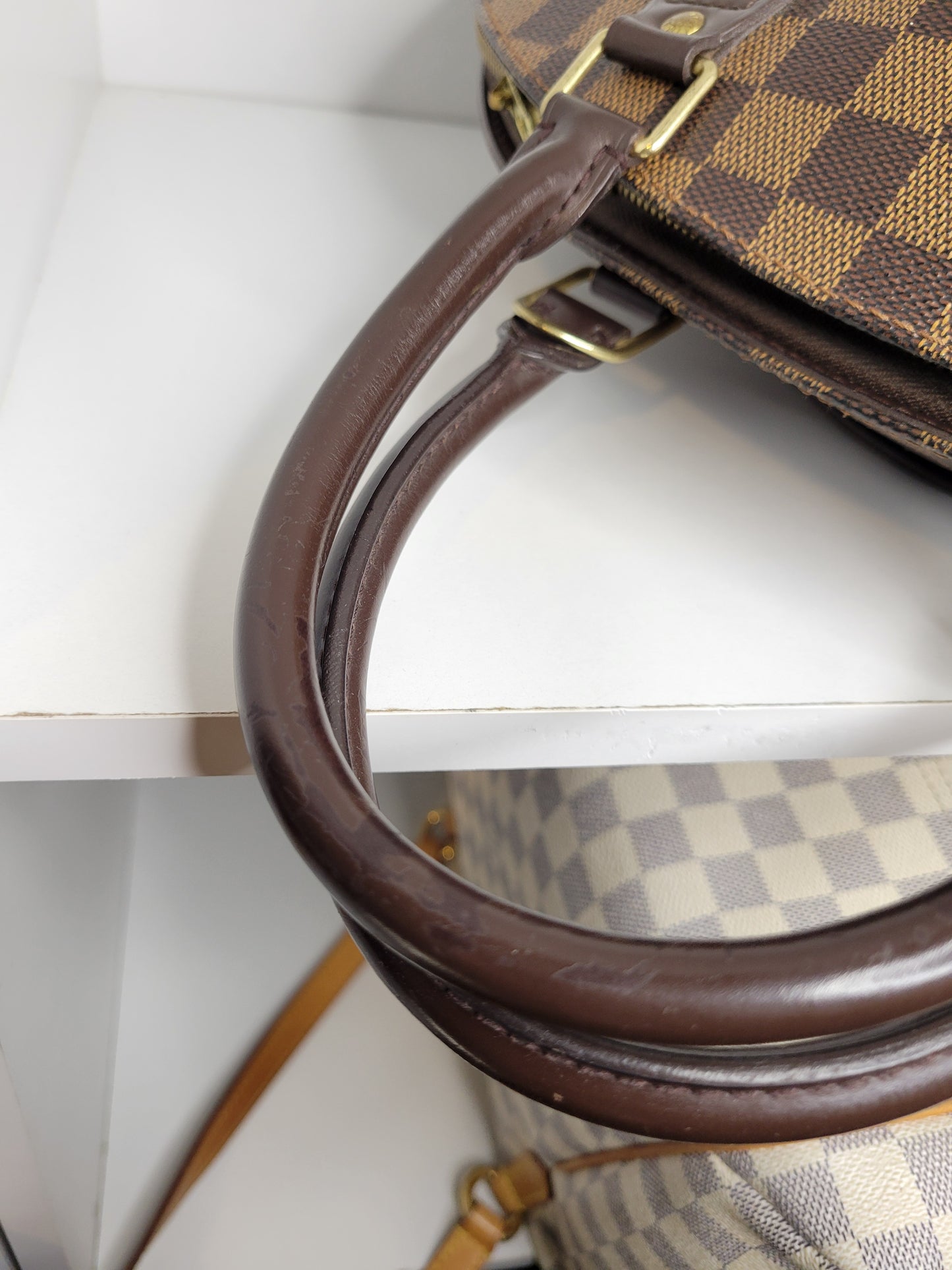 Louis Vuitton Special Order Damier Ebene Ellipse MM