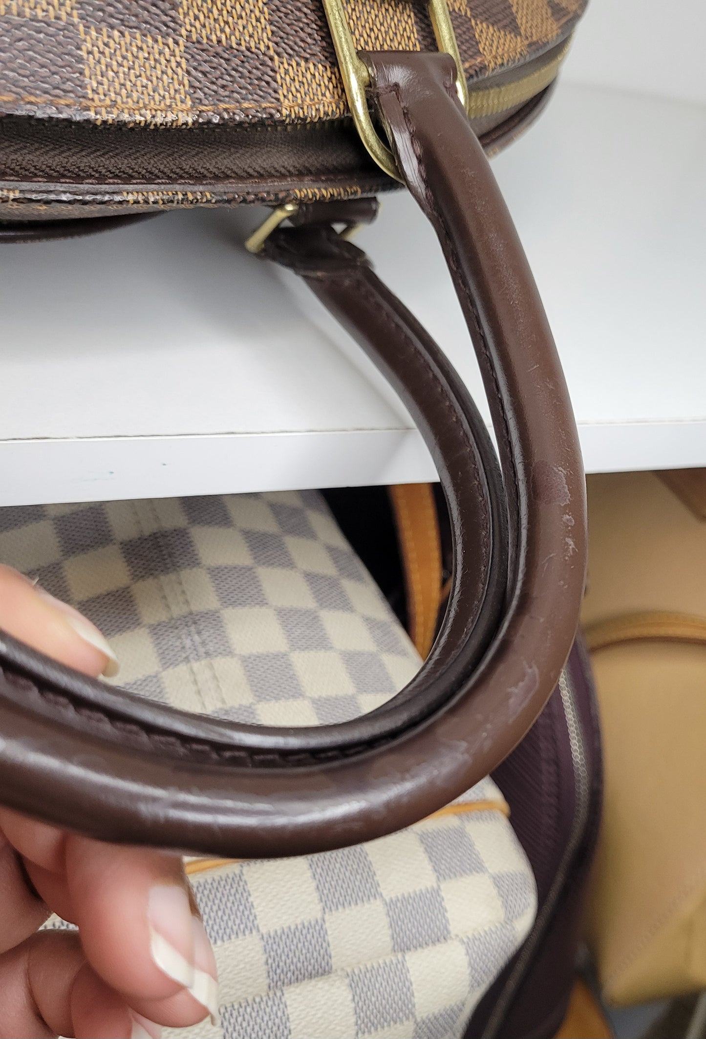 Louis Vuitton Special Order Damier Ebene Ellipse MM