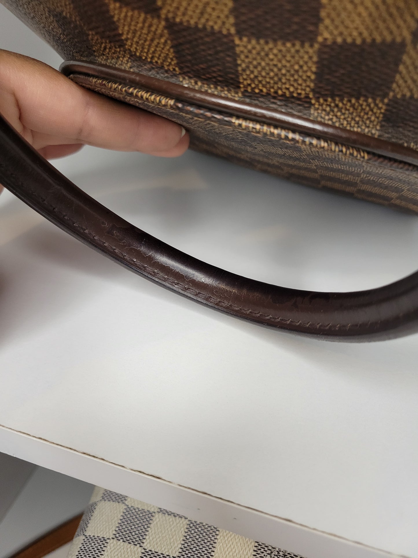 Louis Vuitton Special Order Damier Ebene Ellipse MM