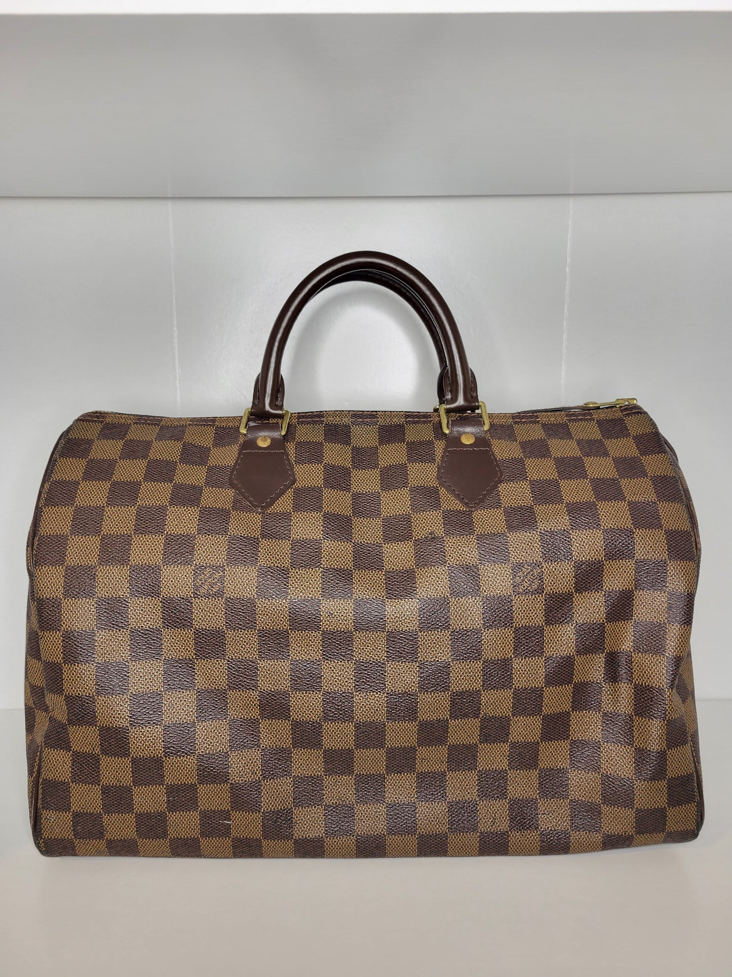 Louis Vuitton Damier Ebene Speedy 35 SD4089