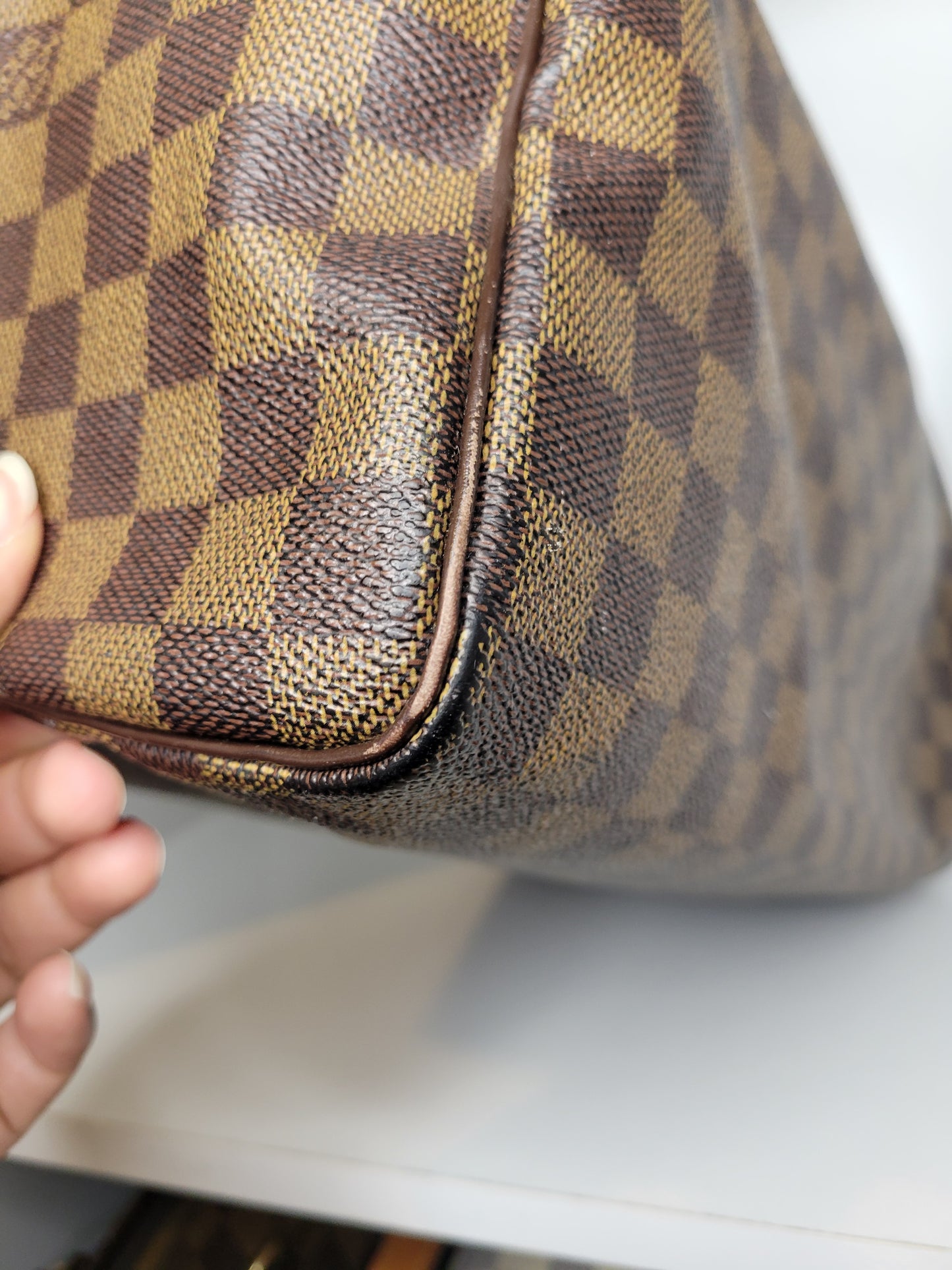 Louis Vuitton Damier Ebene Speedy 35 SD4089
