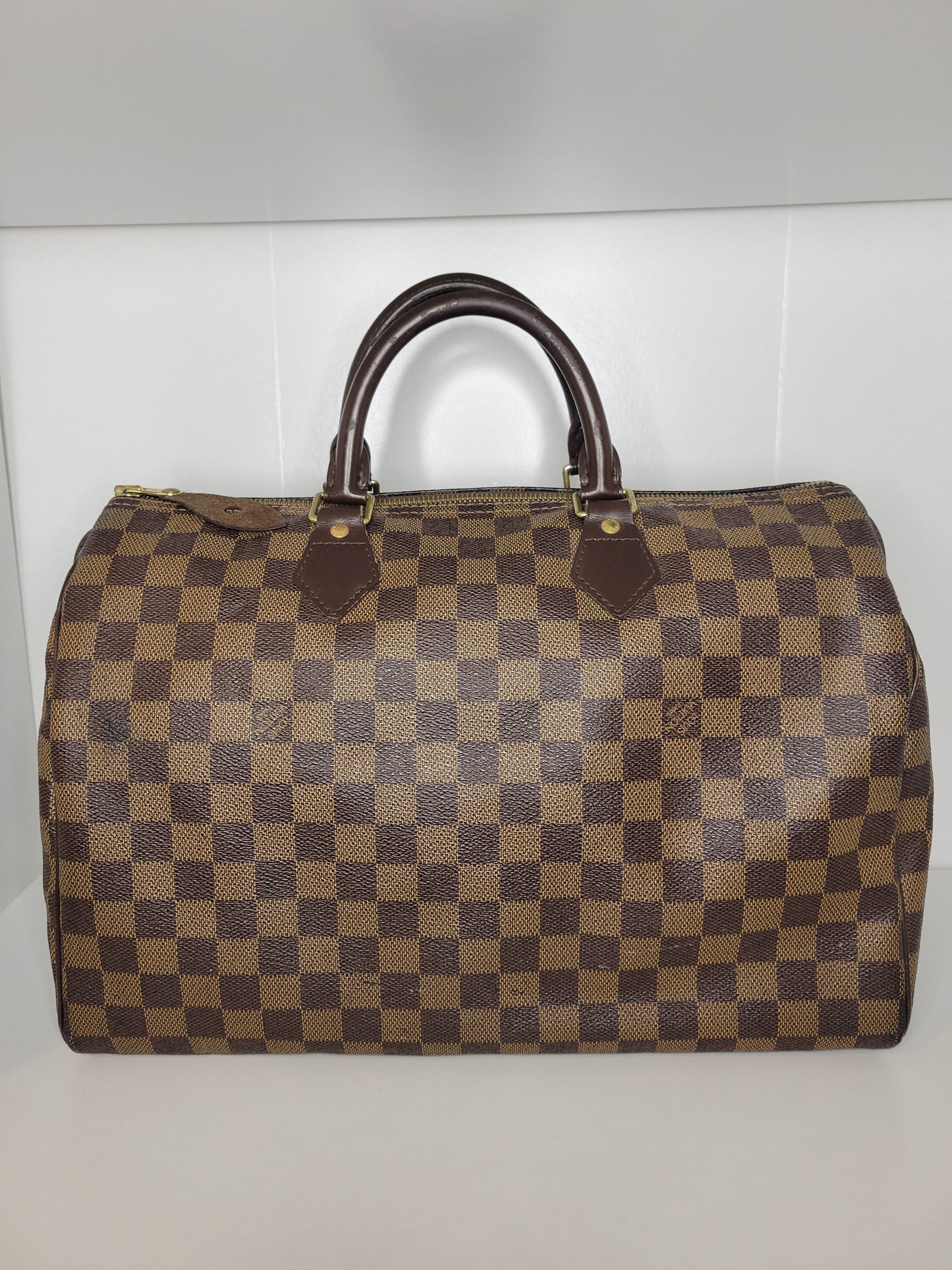 Louis Vuitton Damier Ebene Speedy 35 SD4089