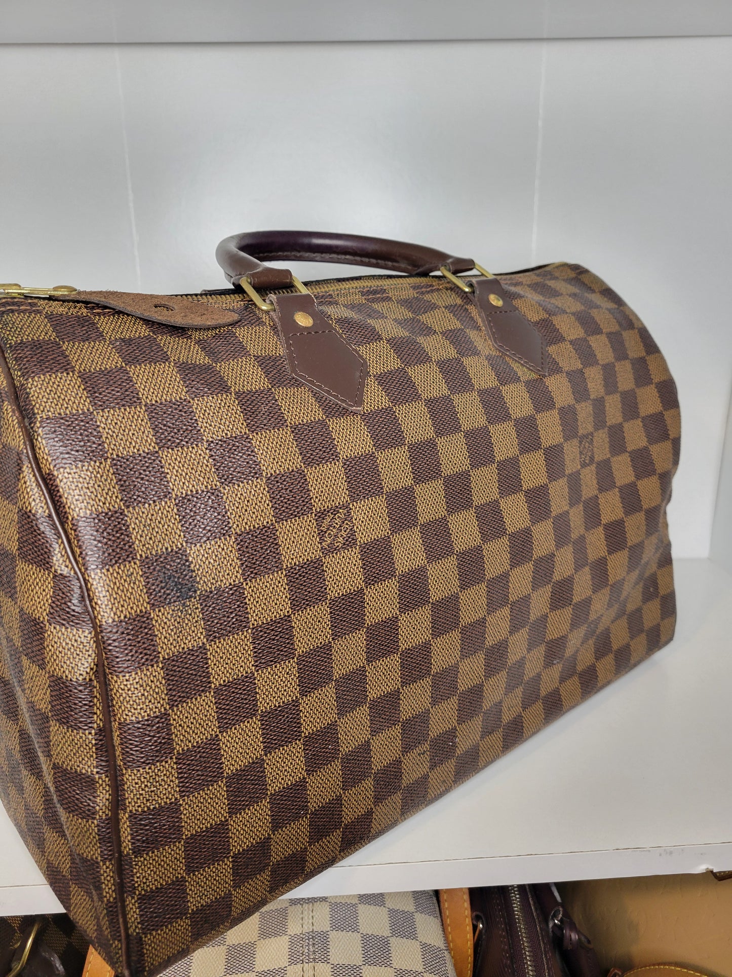Louis Vuitton Damier Ebene Speedy 35 SD4089