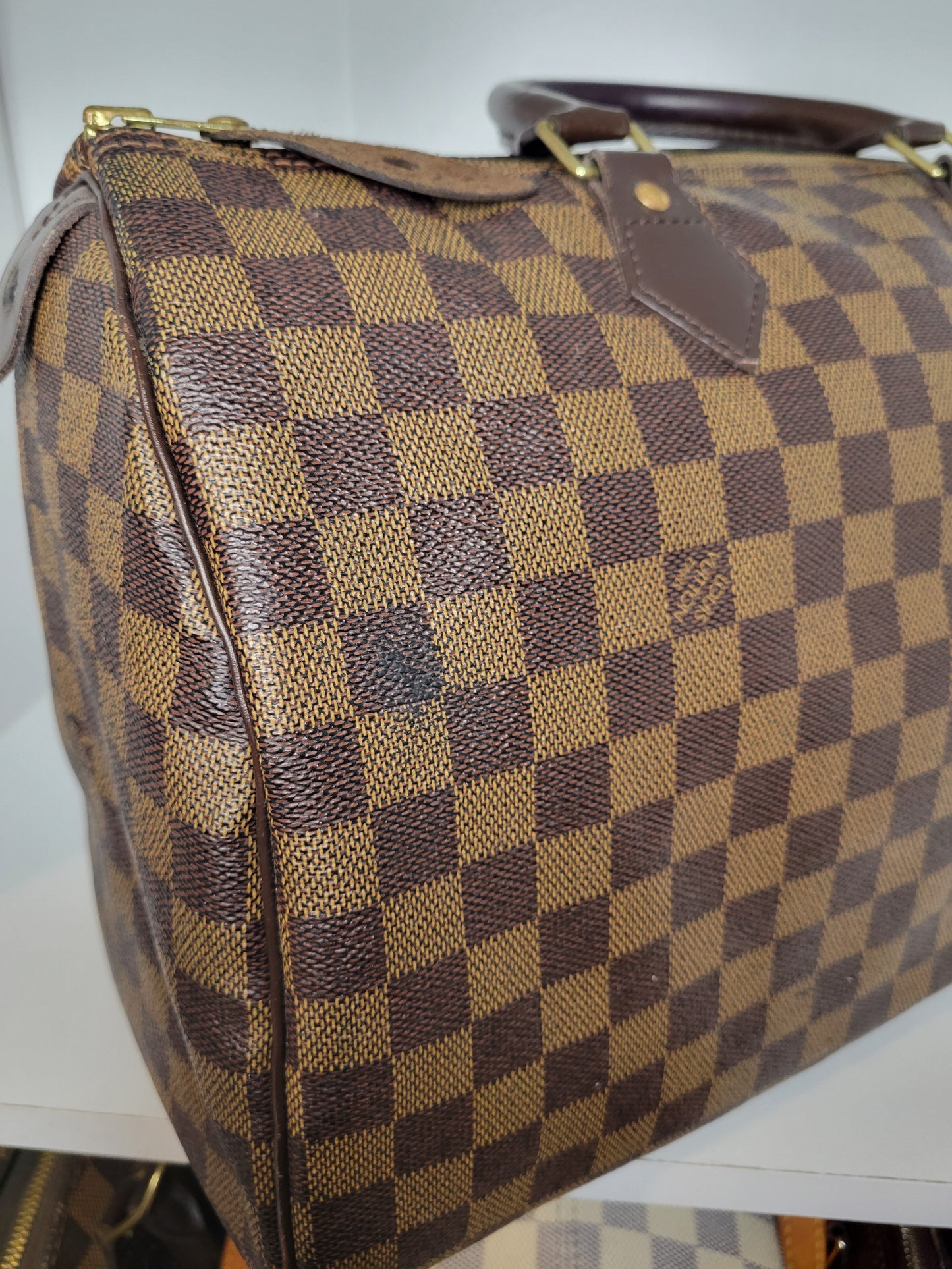 Louis Vuitton Damier Ebene Speedy 35 SD4089