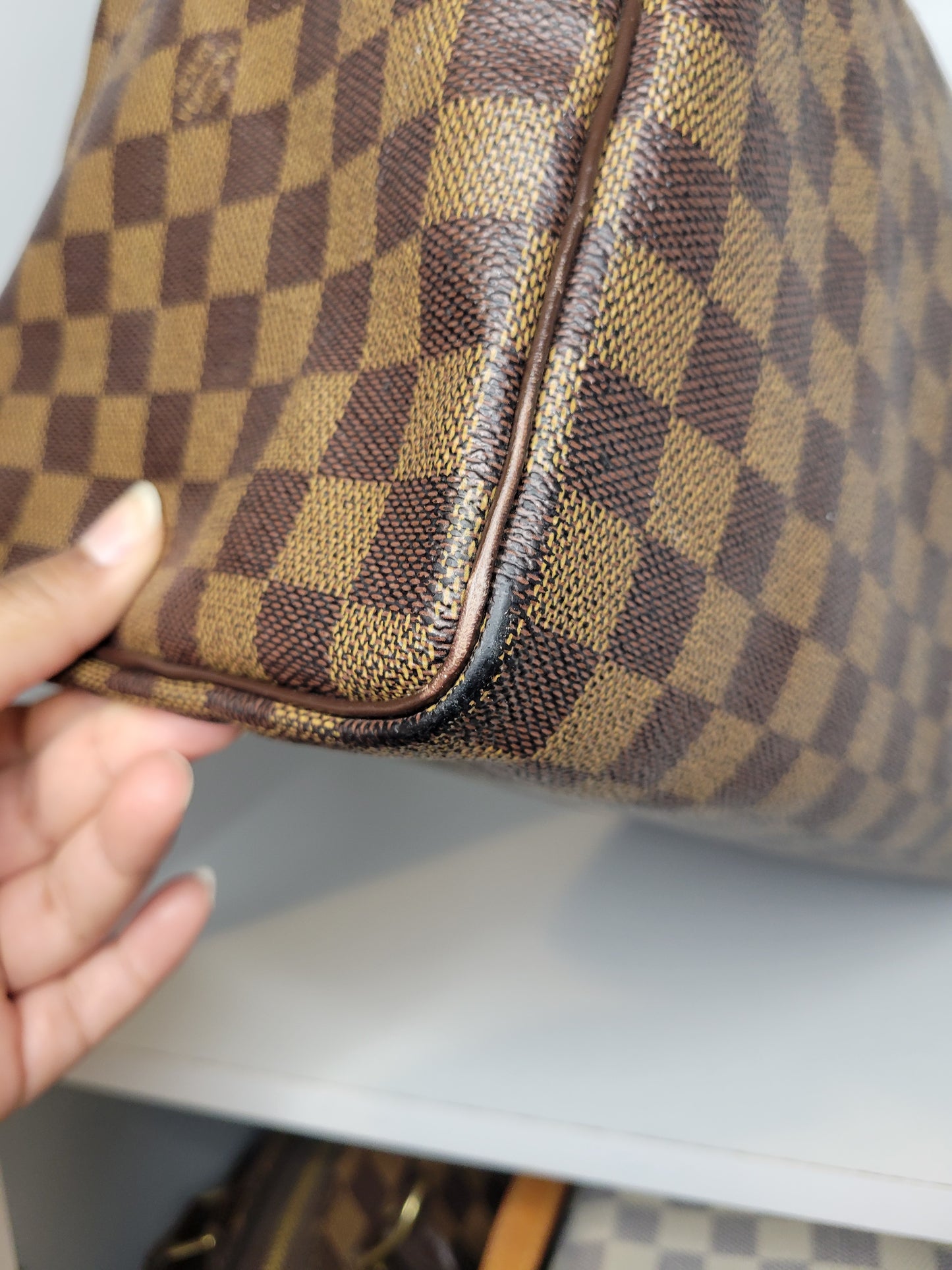 Louis Vuitton Damier Ebene Speedy 35 SD4089