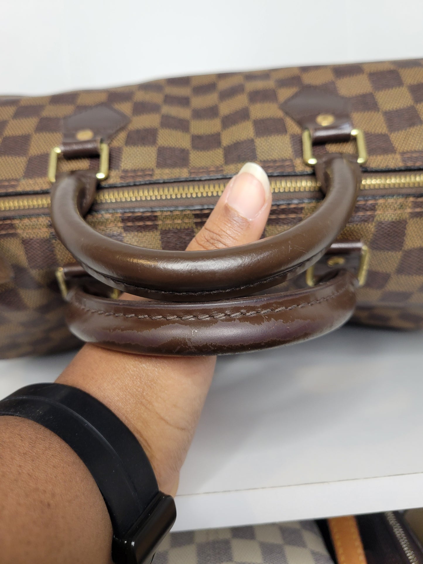 Louis Vuitton Damier Ebene Speedy 35 SD4089