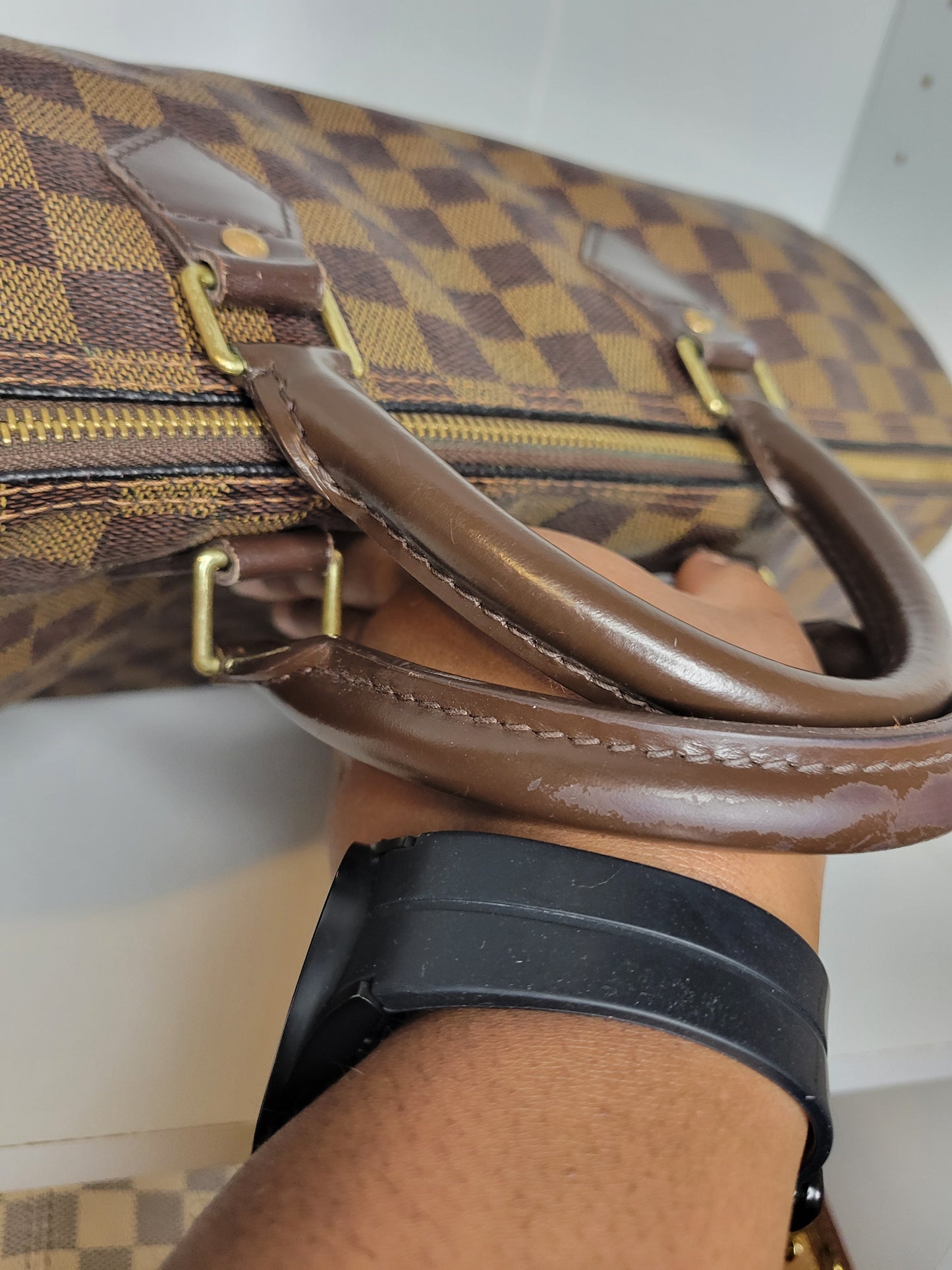 Louis Vuitton Damier Ebene Speedy 35 SD4089