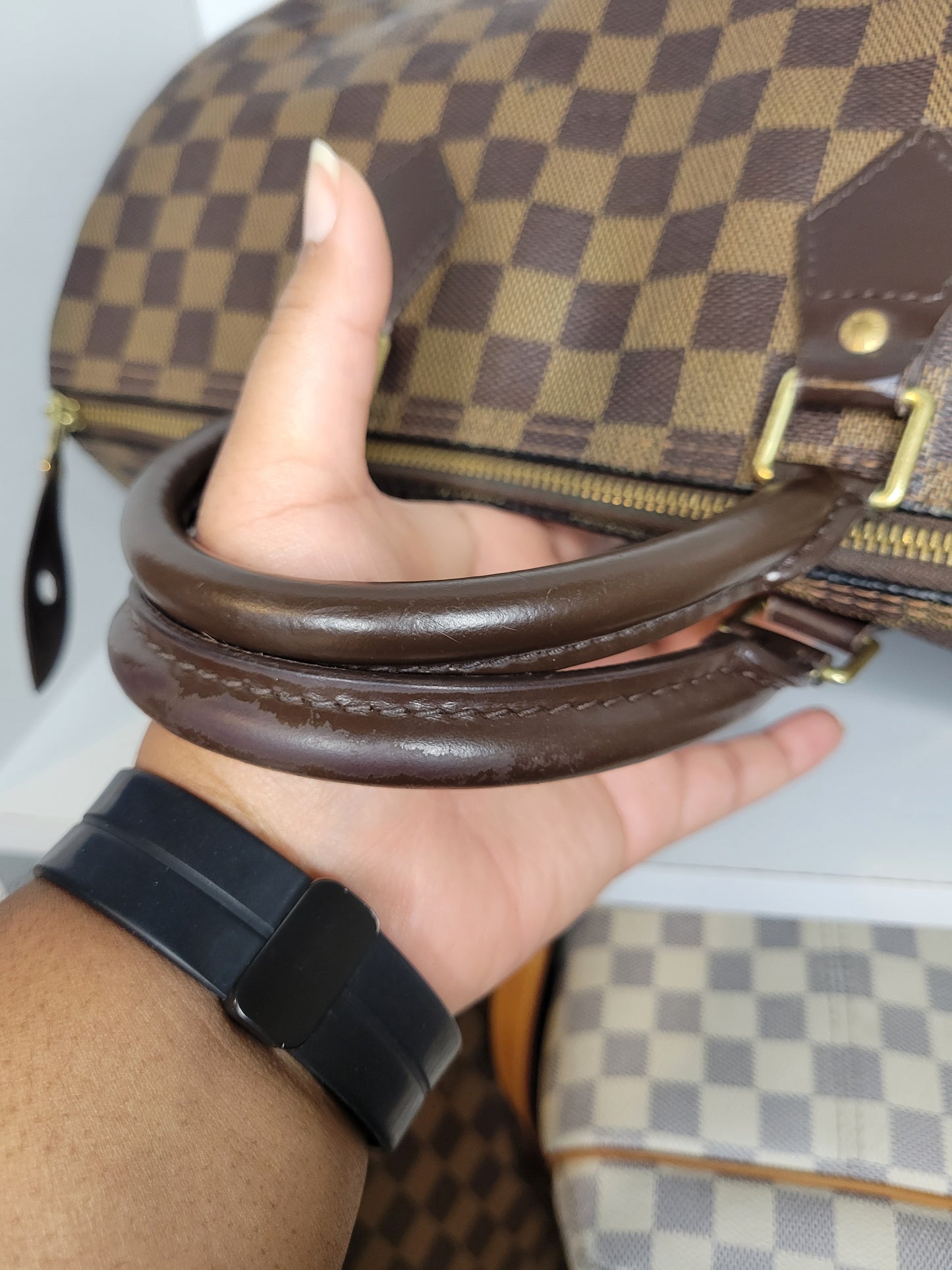 Louis Vuitton Damier Ebene Speedy 35 SD4089