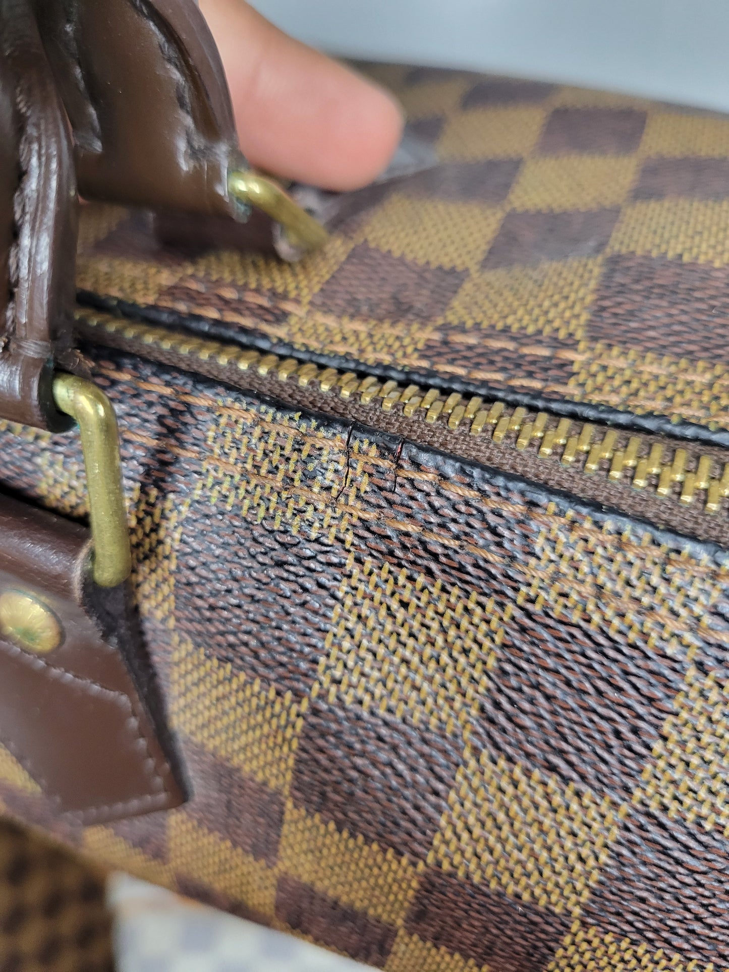 Louis Vuitton Damier Ebene Speedy 35 SD4089