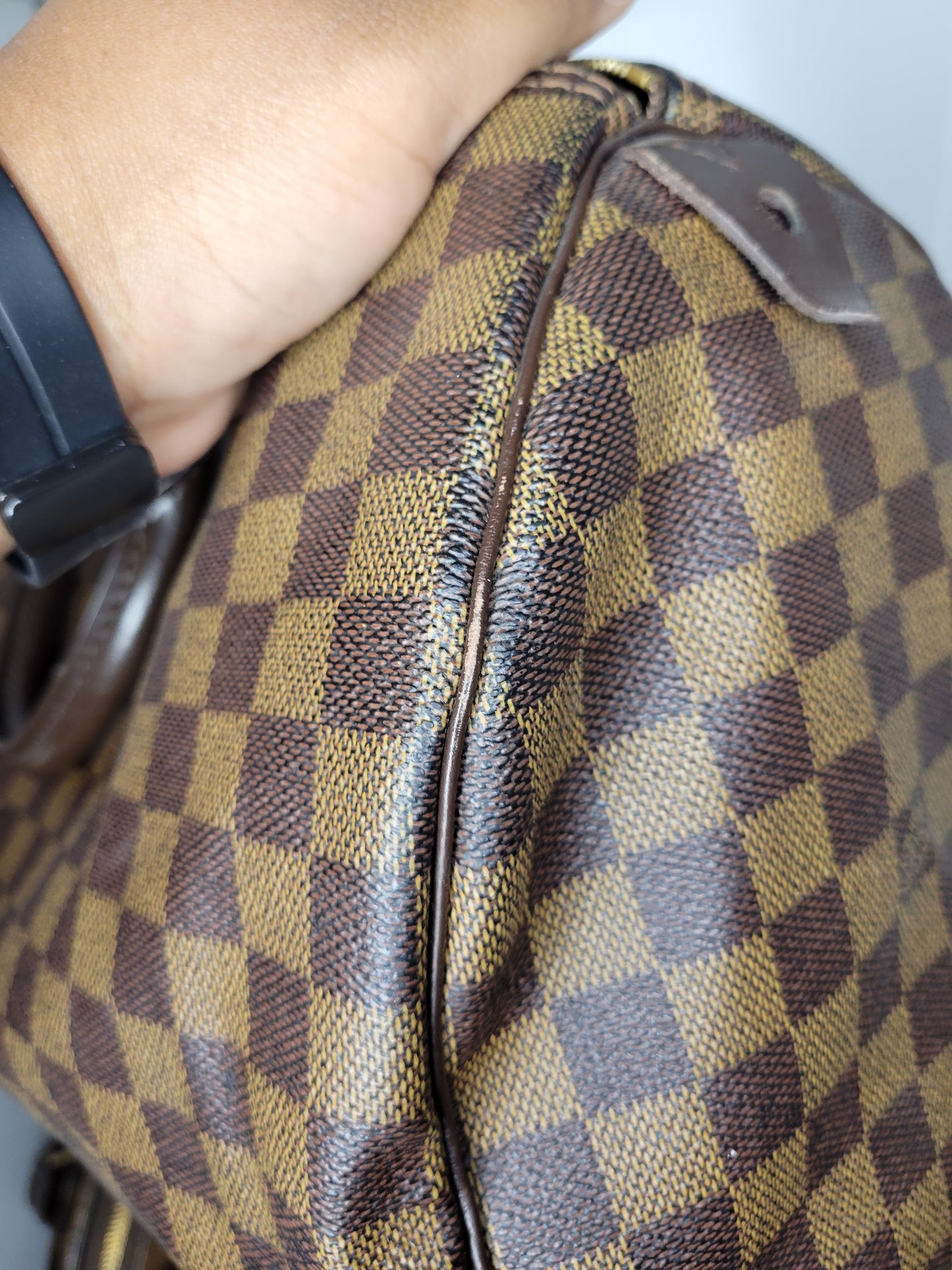 Louis Vuitton Damier Ebene Speedy 35 SD4089