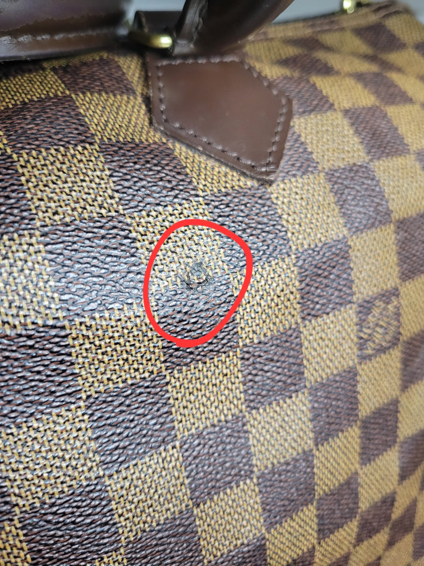 Louis Vuitton Damier Ebene Speedy 35 SD4089