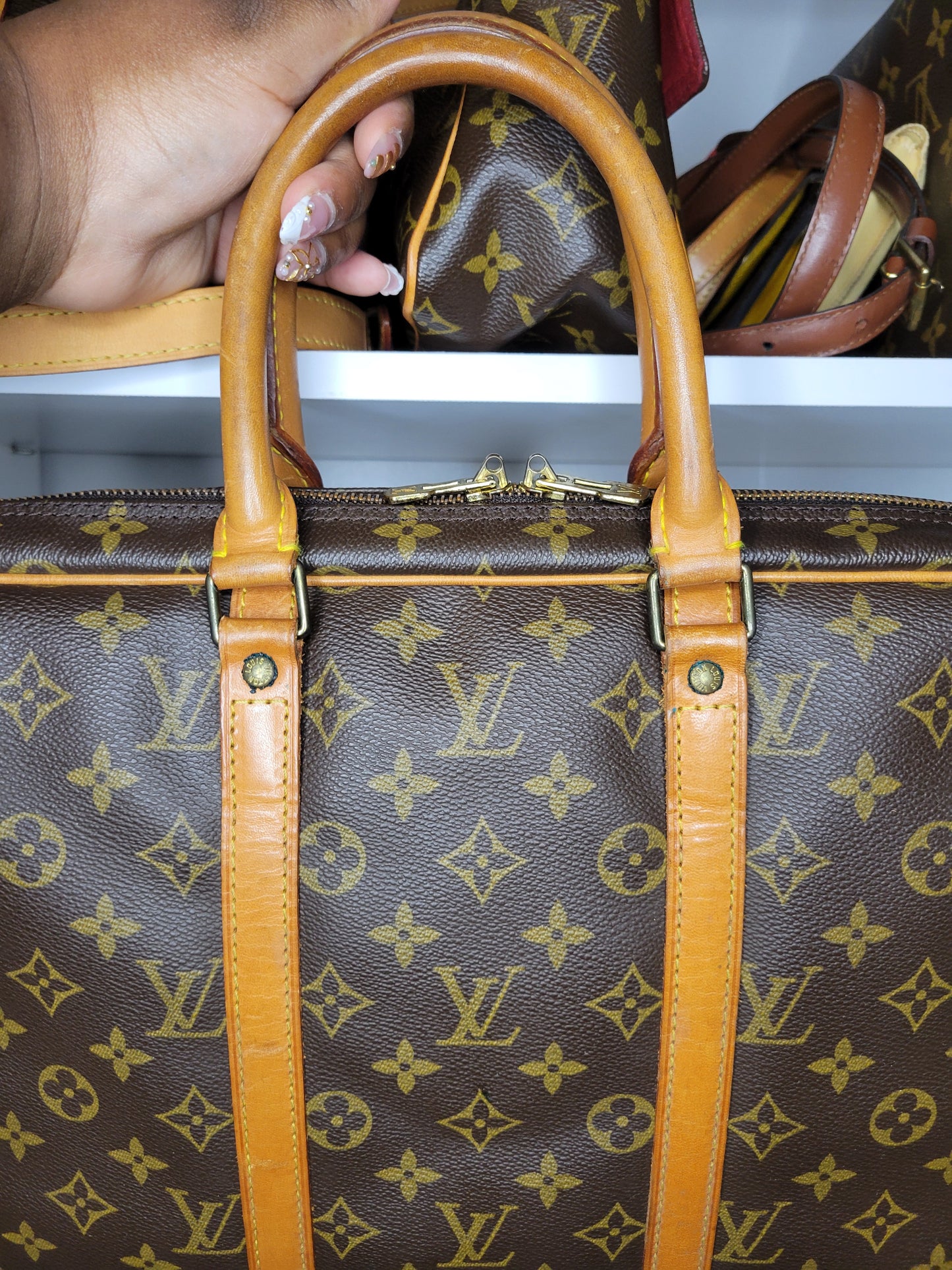 Louis Vuitton Porte Documents Voyage Business Handbag 8907 VI