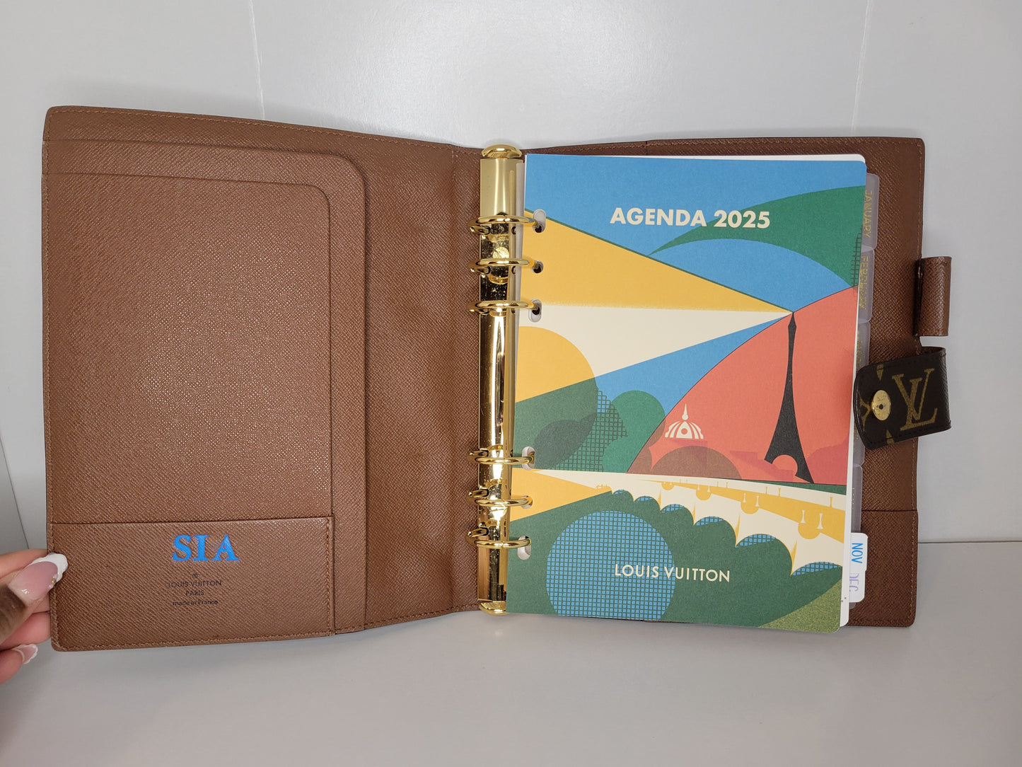 Louis Vuitton Monogram Agenda GM TH0039 *Initials SIA