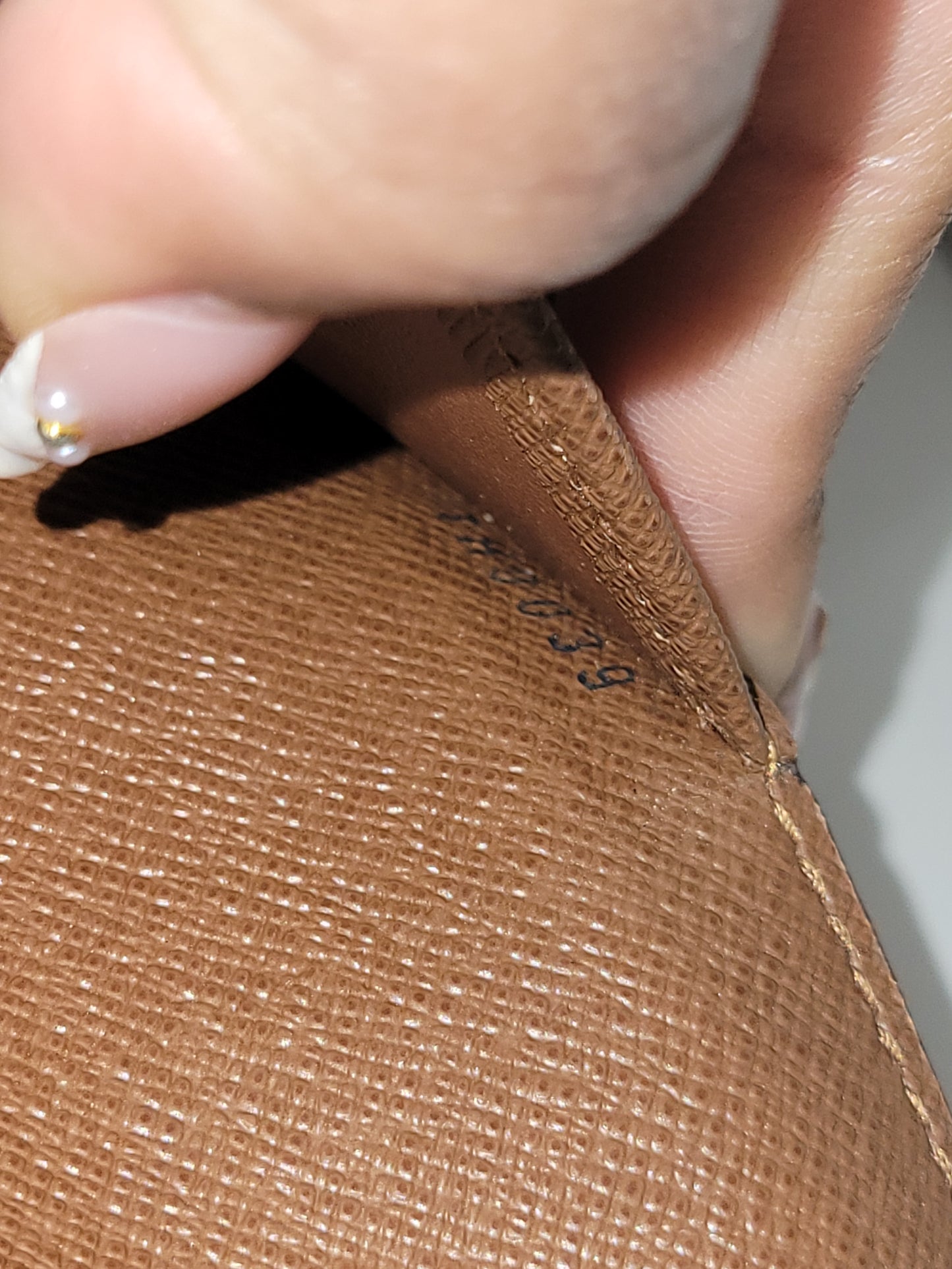 Louis Vuitton Monogram Agenda GM TH0039 *Initials SIA